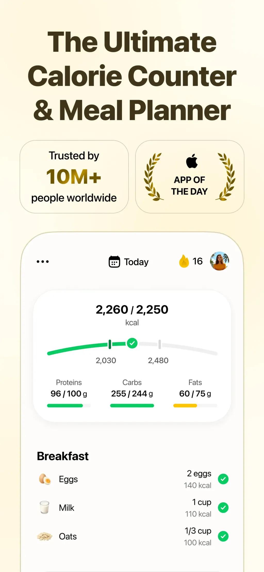 Fitia: Calorie Counter & Diet screenshot 2