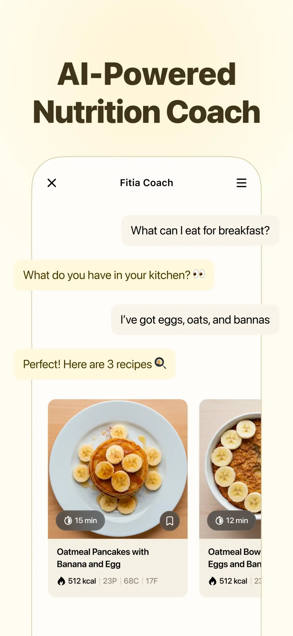 Fitia: Calorie Counter & Diet screenshot 1