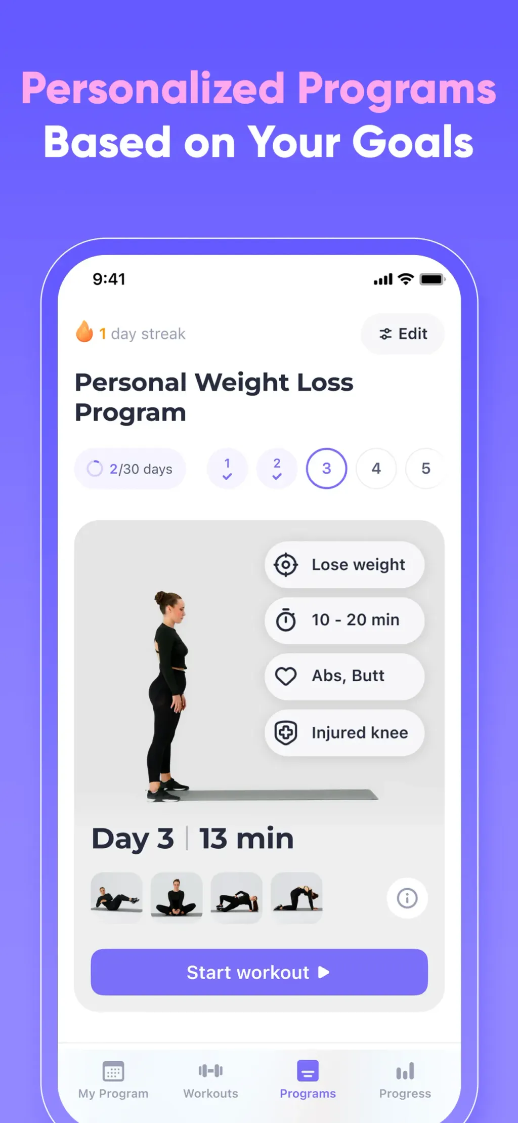 FitMe - Lazy Workout at Home App Store screenshot 4