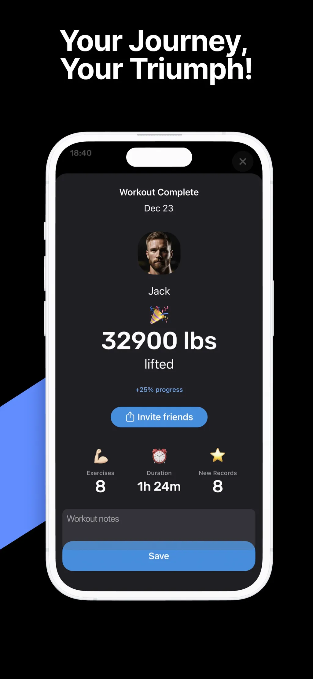 Fitness AI Gym Workout Planner App Store screenshot 5