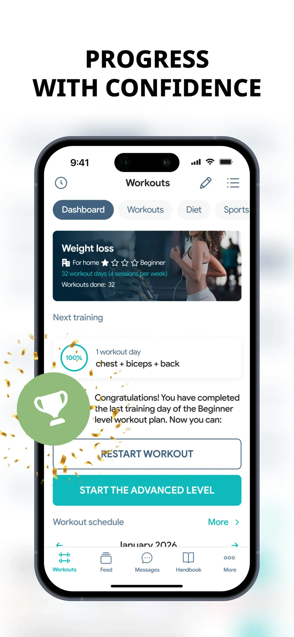 Fitness App: Gym Workout Plan App Store screenshot 3