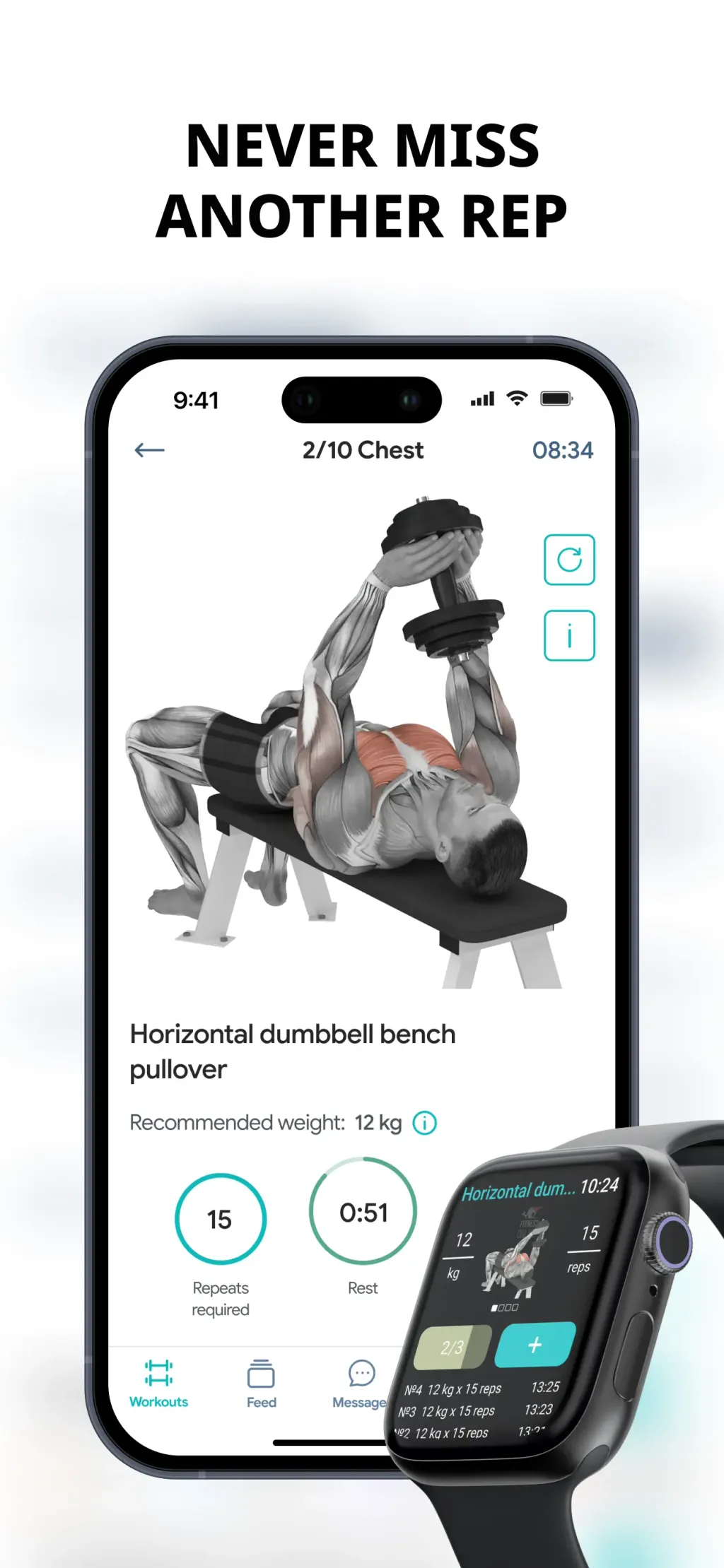 Fitness App: Gym Workout Plan App Store screenshot 4