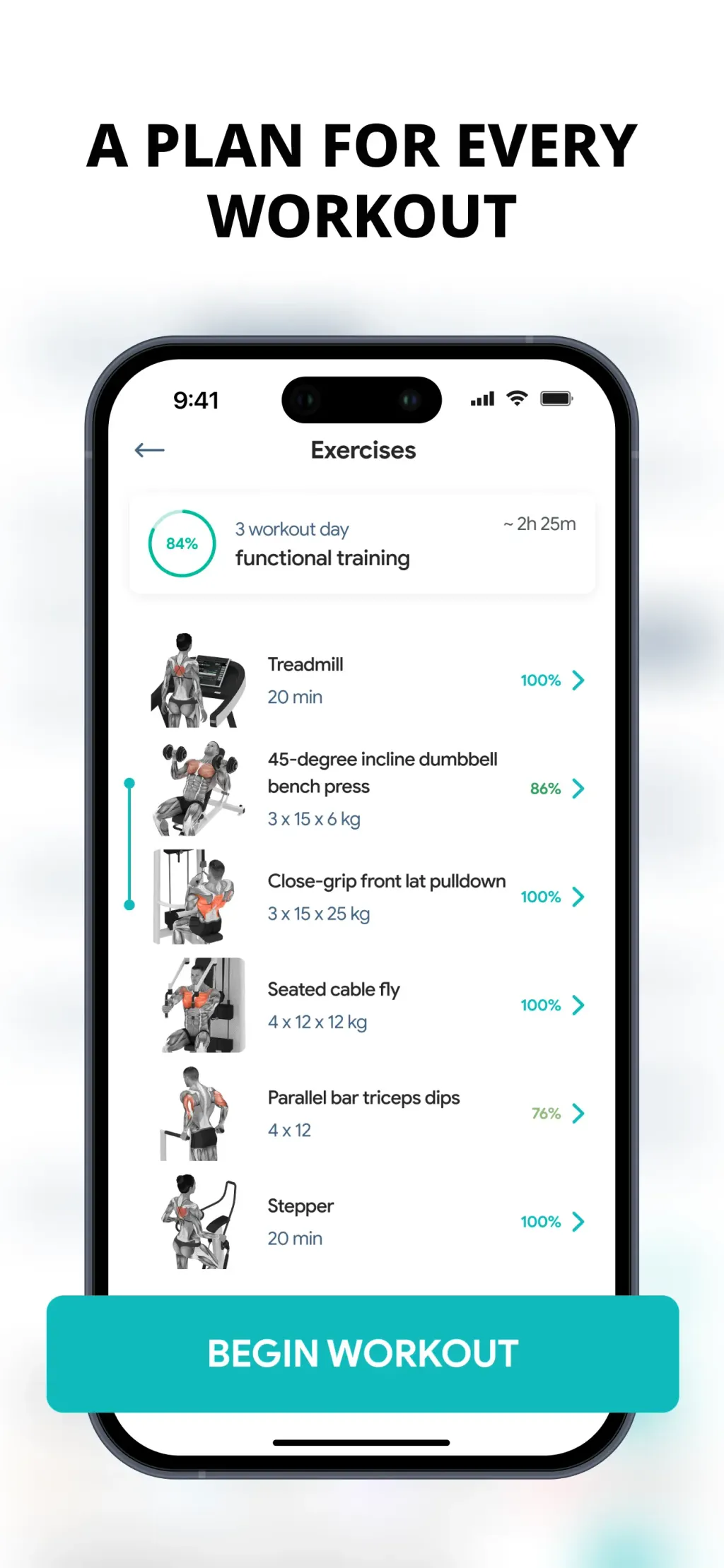 Fitness App: Gym Workout Plan App Store screenshot 6