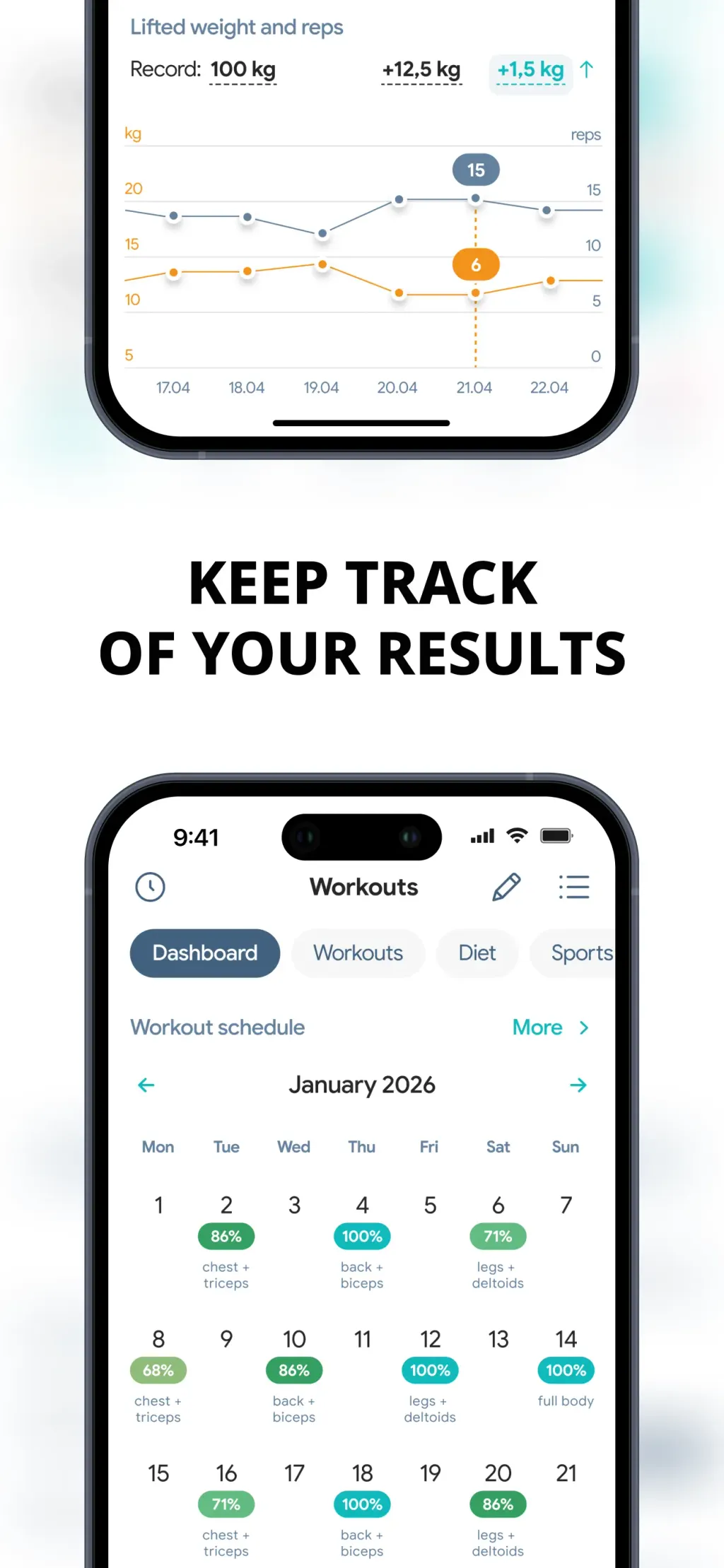 Fitness App: Gym Workout Plan App Store screenshot 7