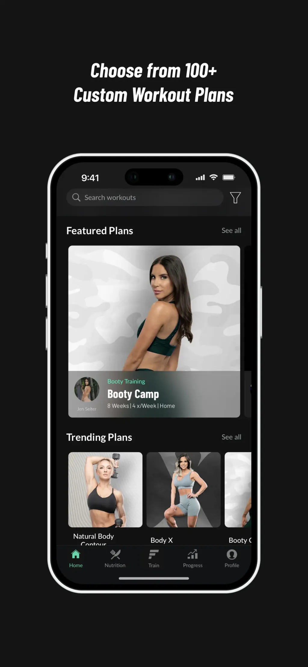 Fitplan®: Gym & Home Workouts App Store screenshot 1