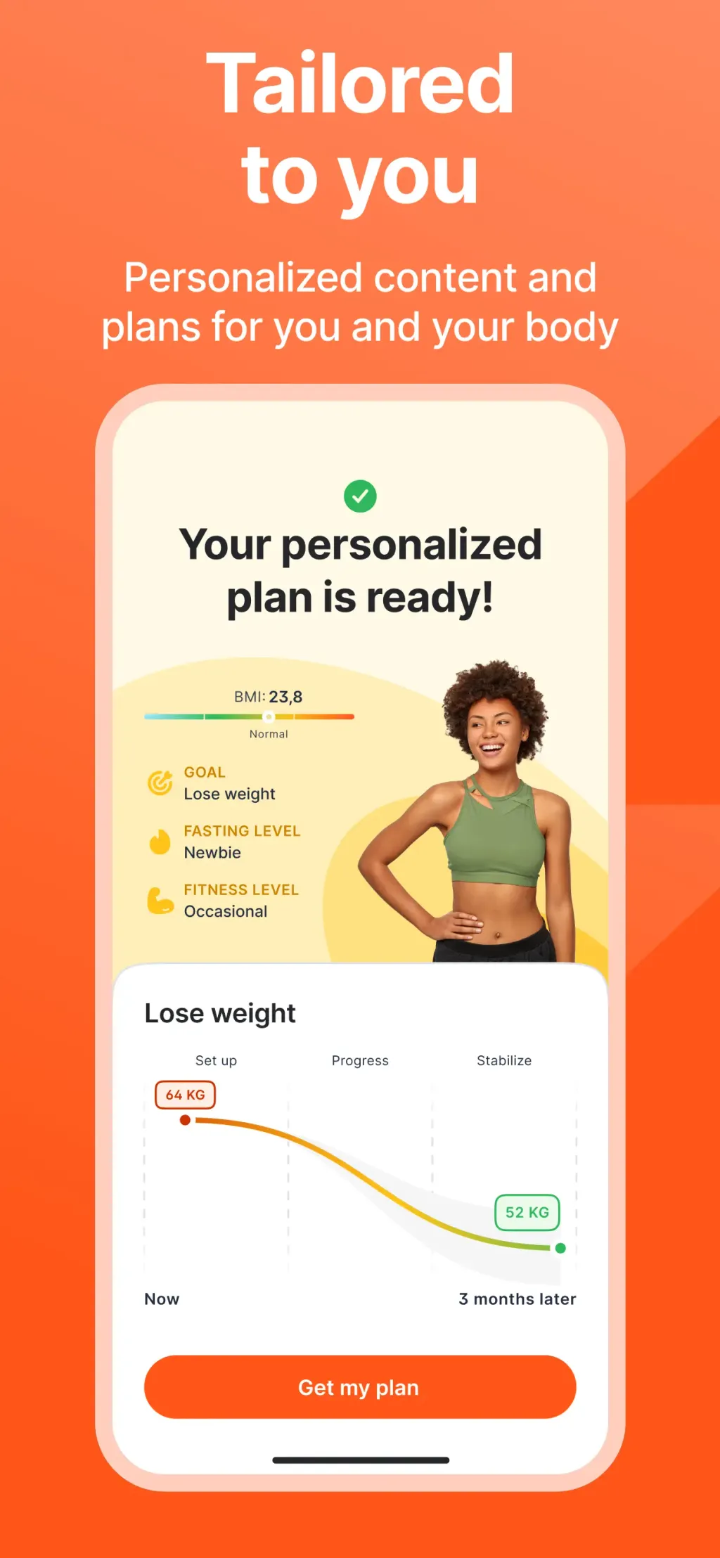 Fitself: Fitness and Fasting App Store screenshot 3