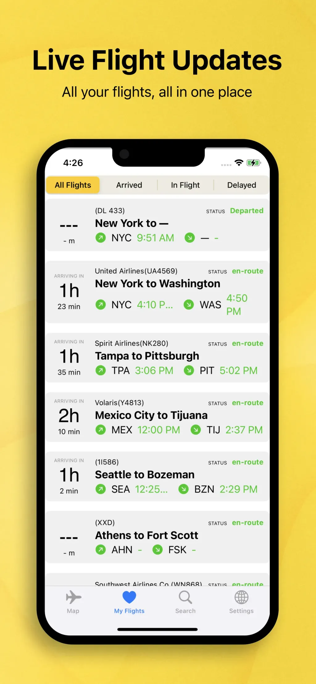 Flight Tracker Live App Store screenshot 5