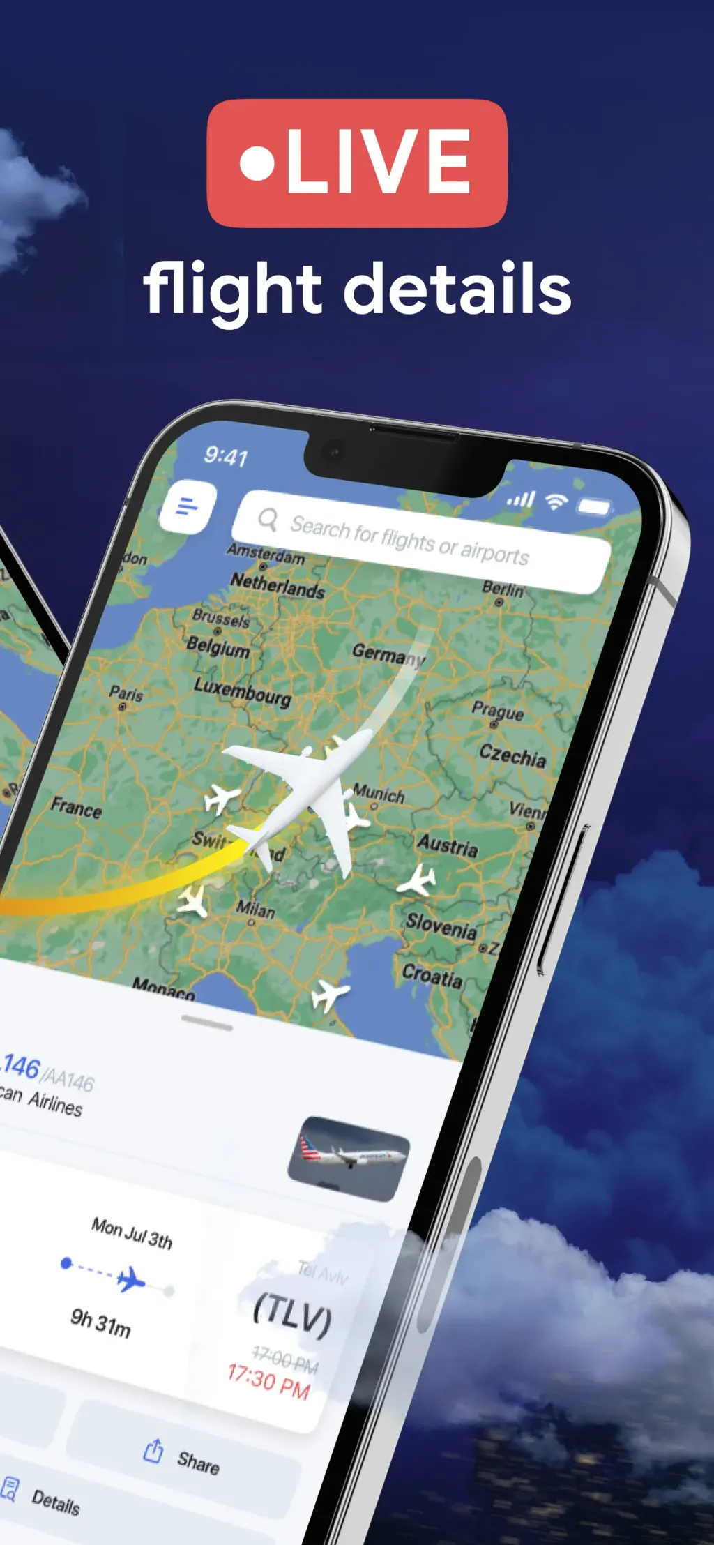 Flight Radar Airplane Tracker screenshot 1