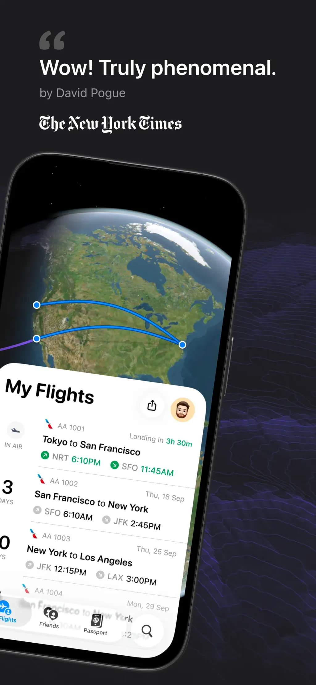 Flighty – Live Flight Tracker screenshot 1