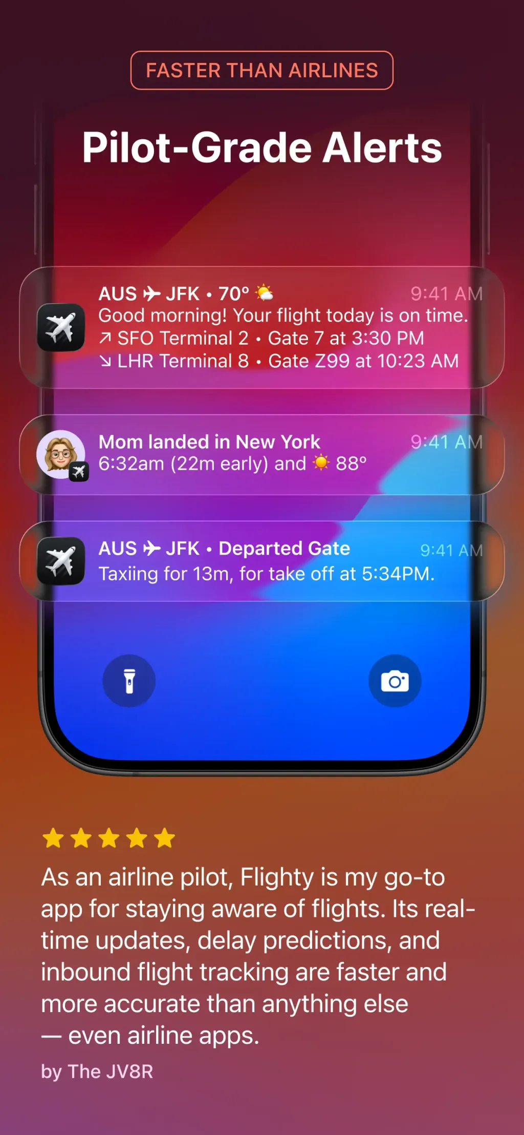 Flighty – Live Flight Tracker App Store screenshot 7