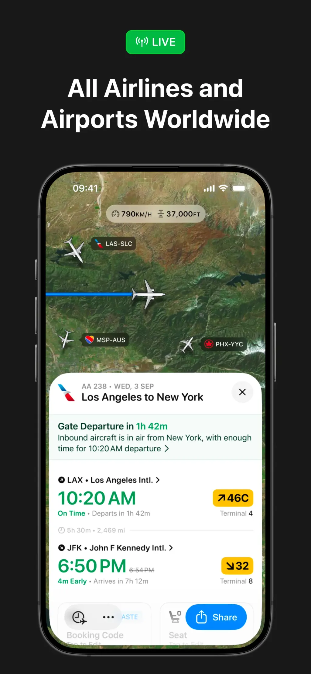 Flighty – Live Flight Tracker App Store screenshot 8