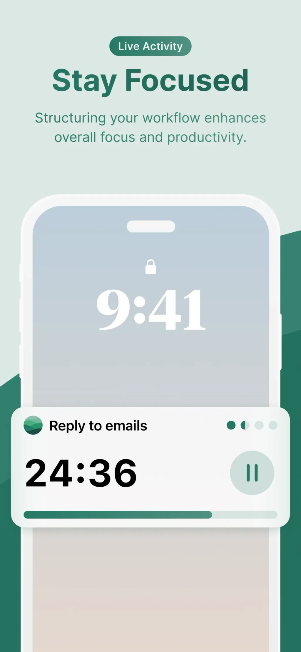 Flow: Focus & Pomodoro Timer App Store screenshot 2