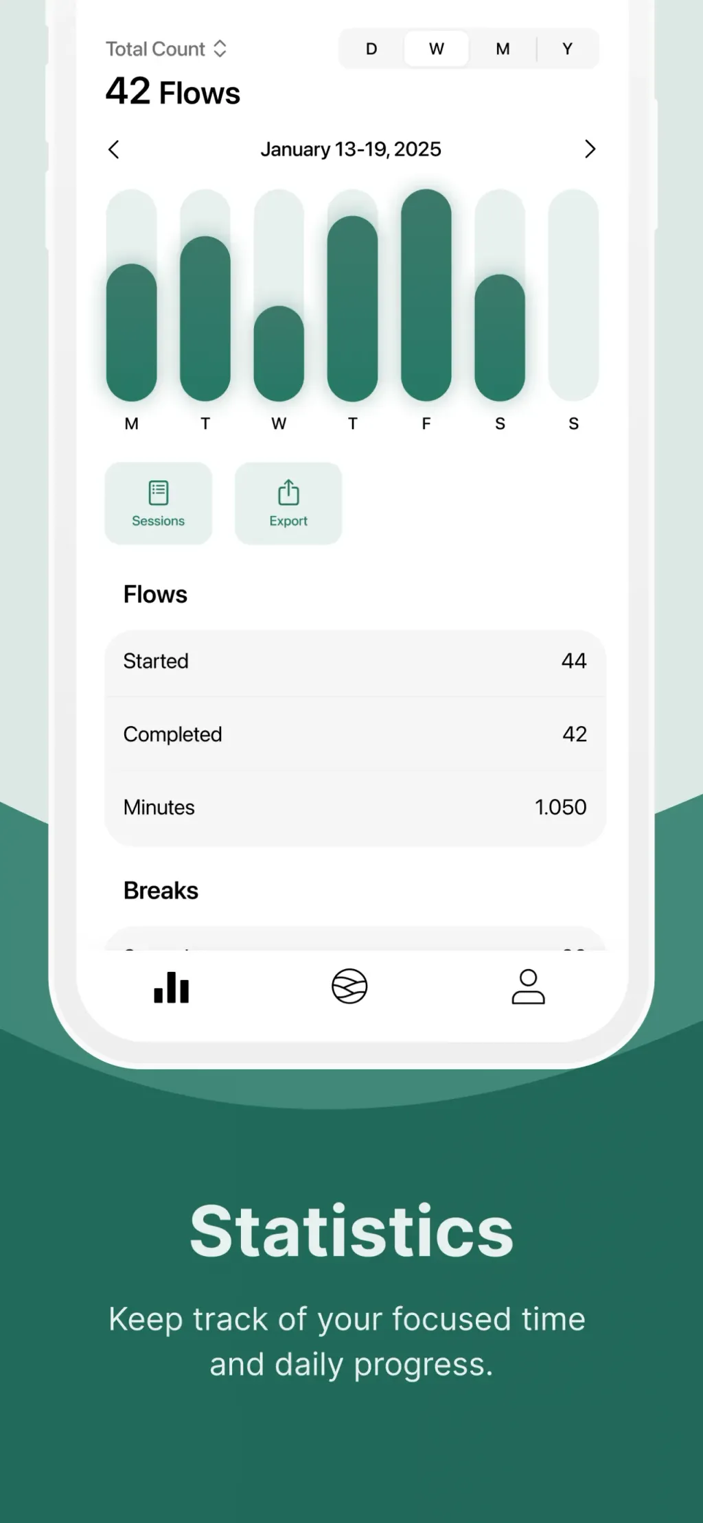 Flow: Focus & Pomodoro Timer App Store screenshot 5