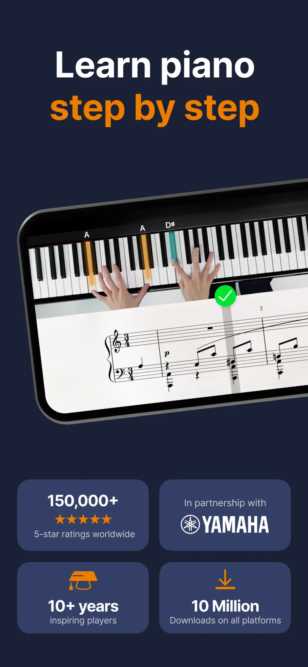 flowkey – Learn to Play Piano App Store screenshot 1