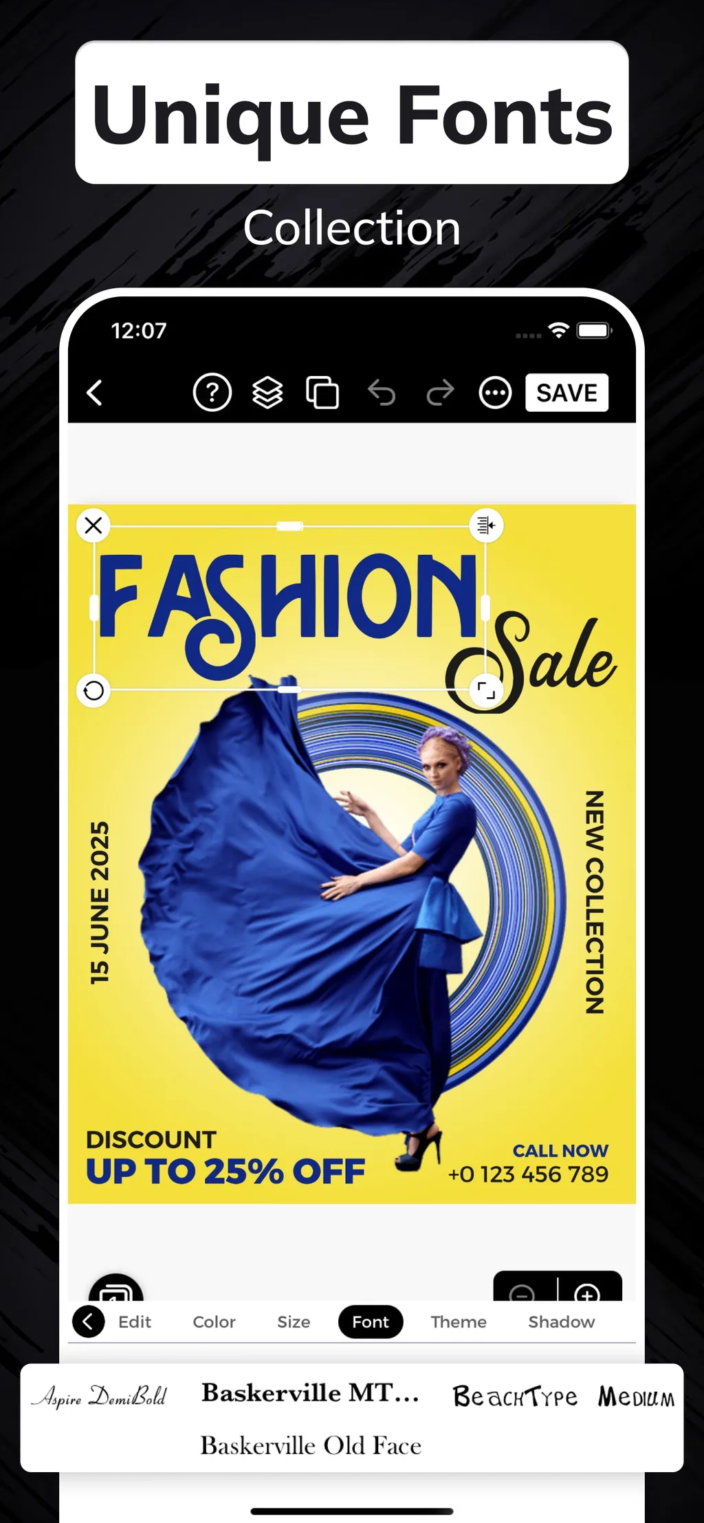 Flyer Maker + Poster Maker App Store screenshot 7