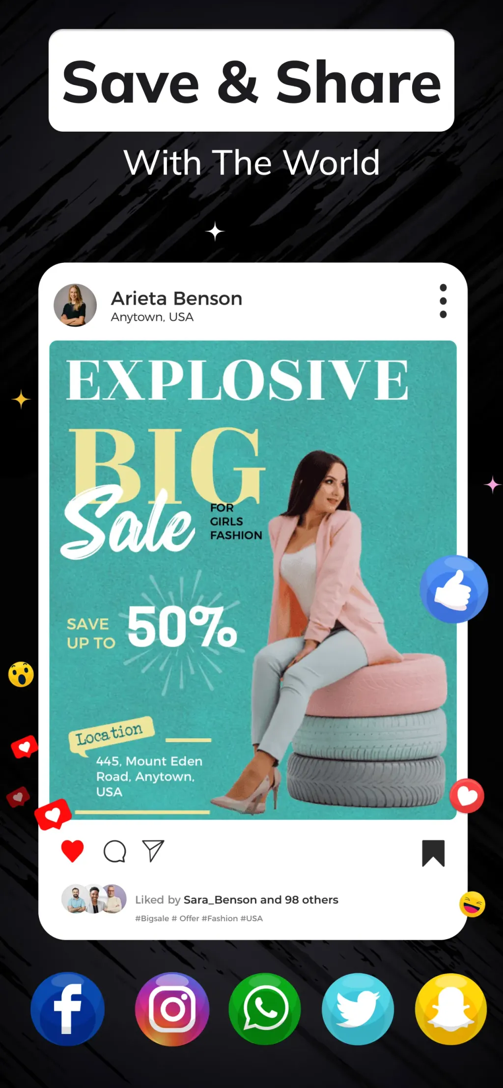 Flyer Maker + Poster Maker App Store screenshot 10