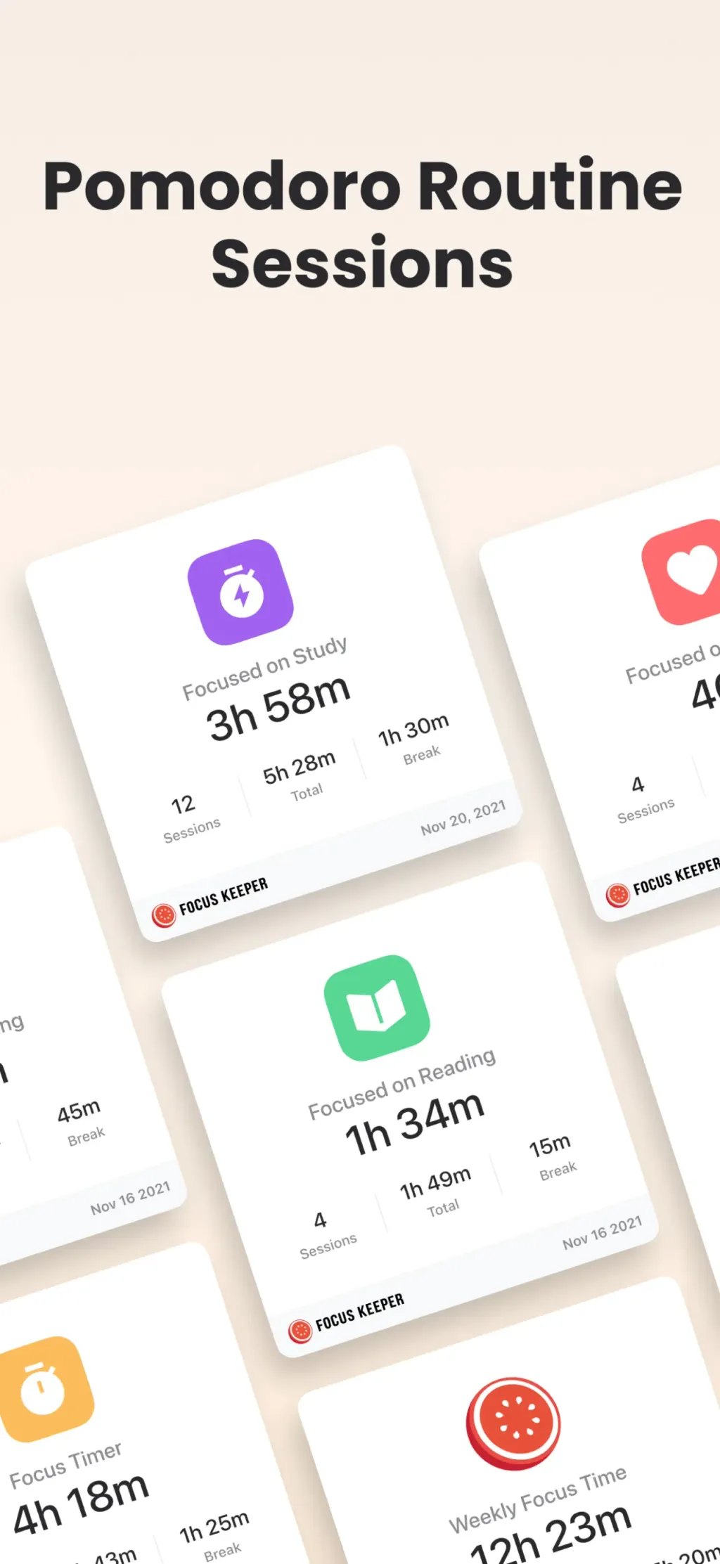 Focus Keeper - Pomodoro Timer App Store screenshot 6