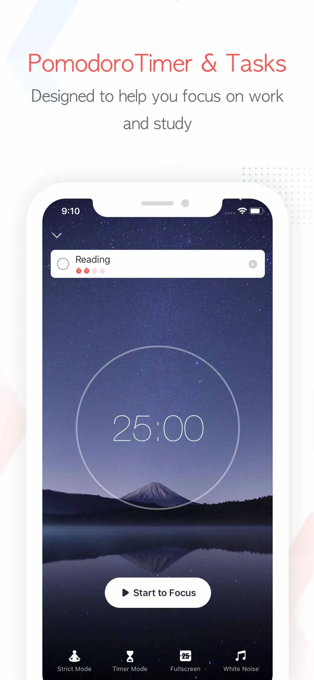 Focus To-Do: Focus Timer&Tasks screenshot 1