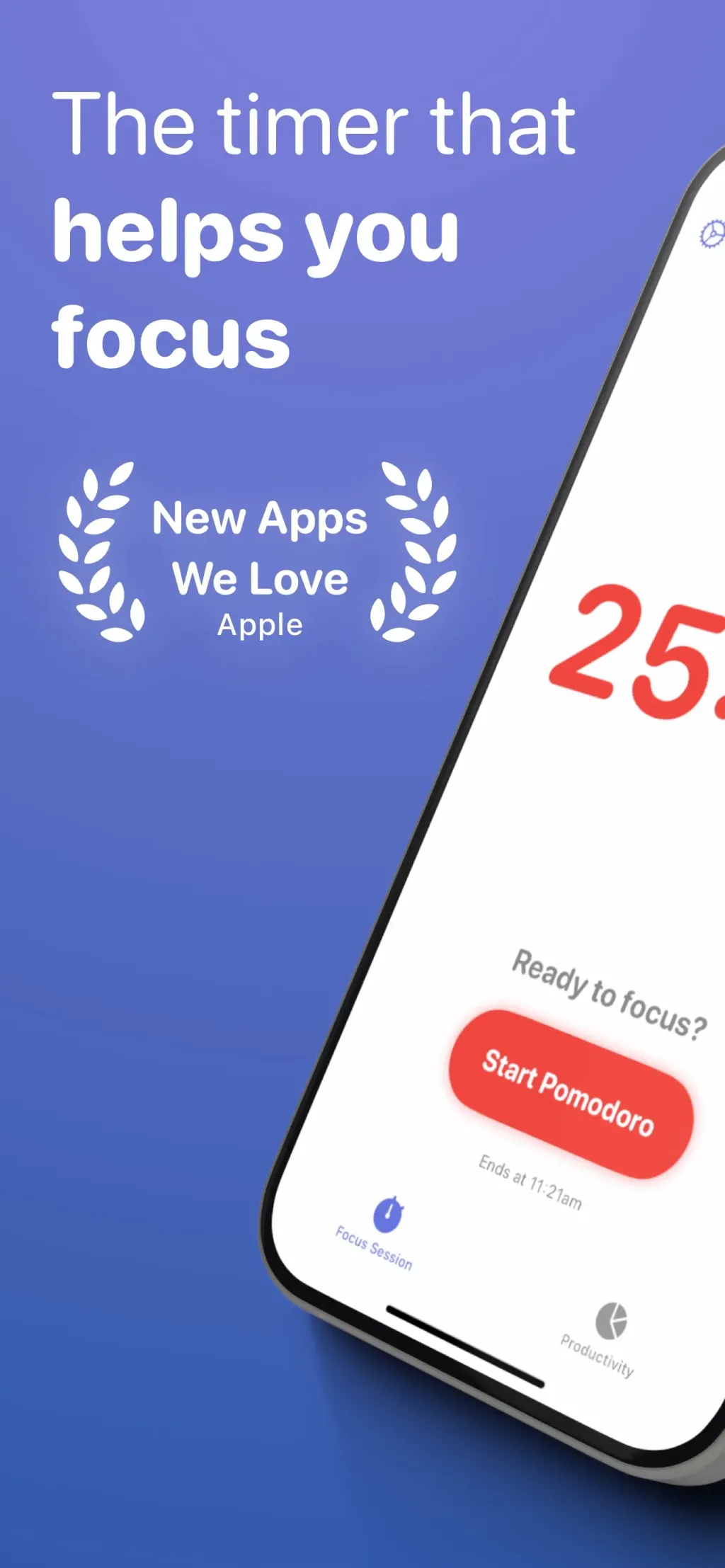 Focused Work - Pomodoro Timer screenshot 1