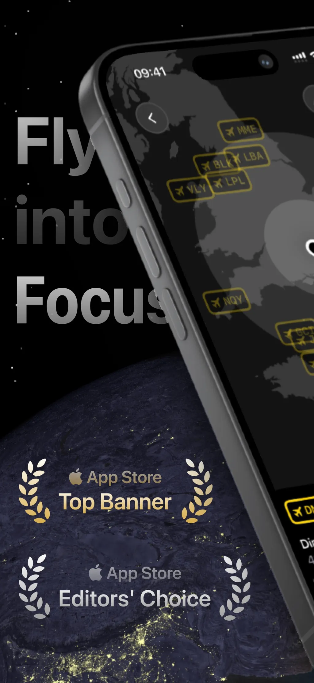 FocusFlight - Deepfocus Timer App Store screenshot 1