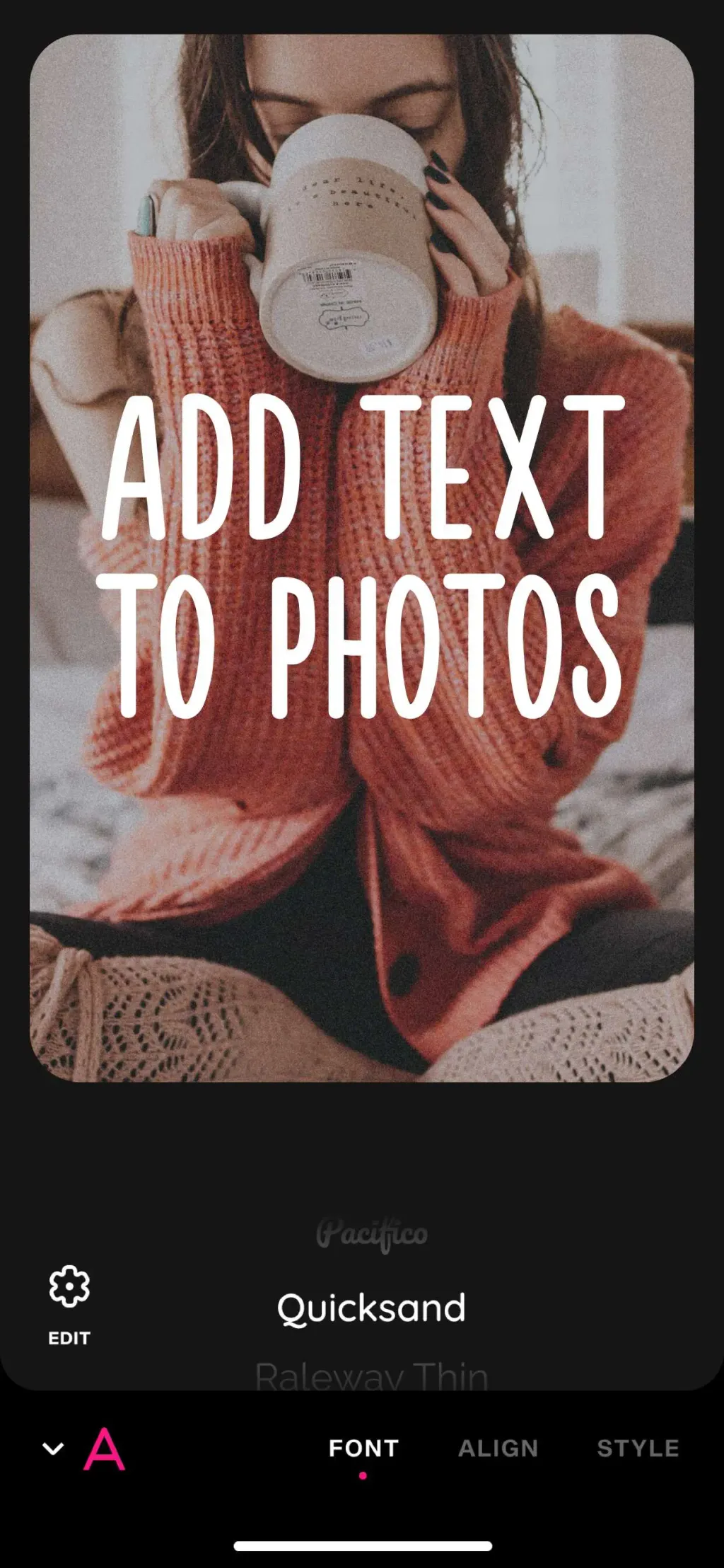 Font Candy Photo & Text Editor App Store screenshot 4