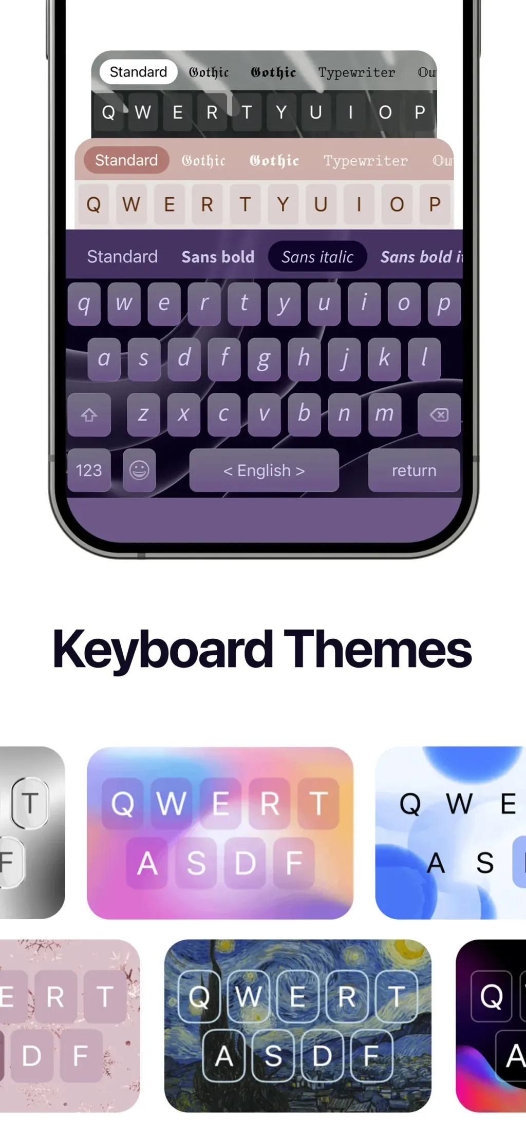 Fonts Art: Keyboard for iPhone screenshot 2