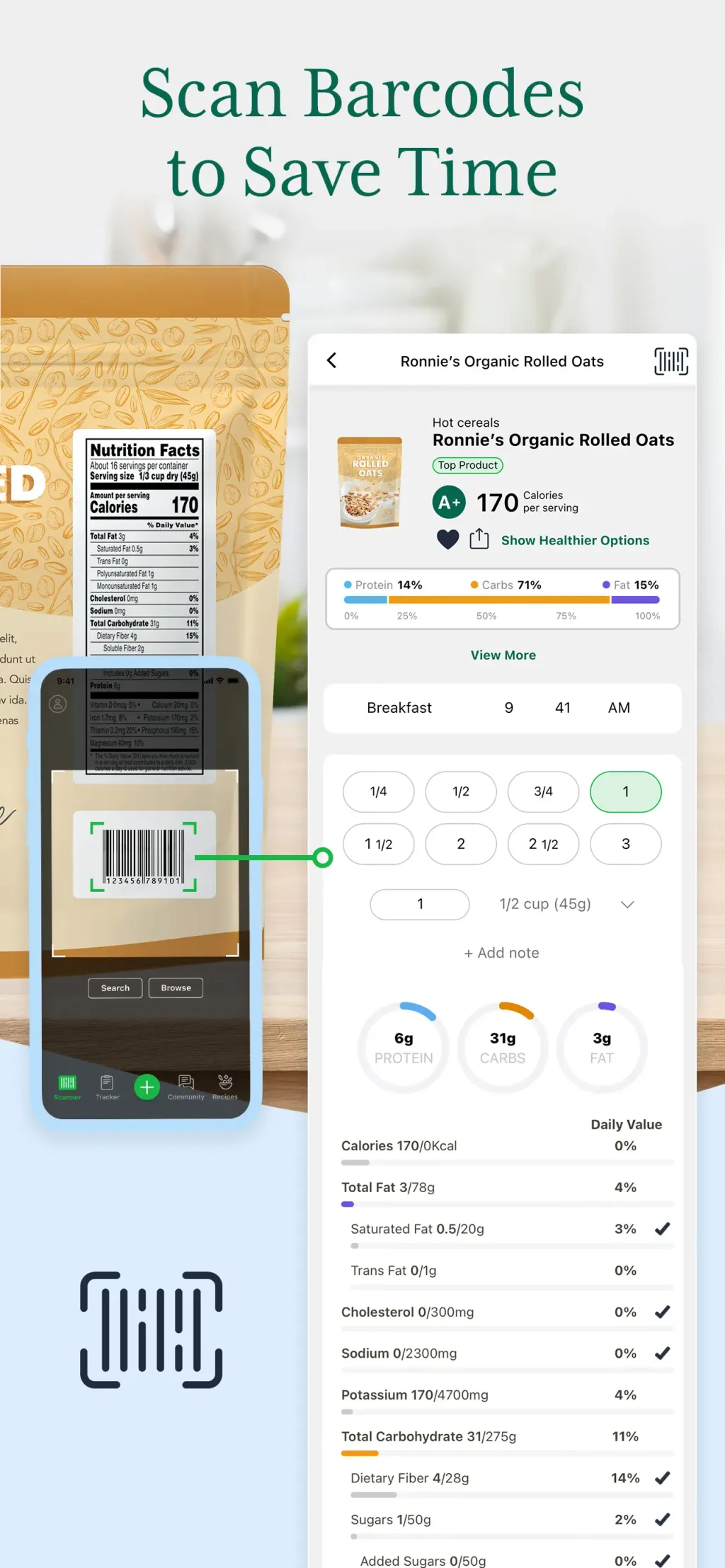 Fooducate: Nutrition Coach App Store screenshot 3