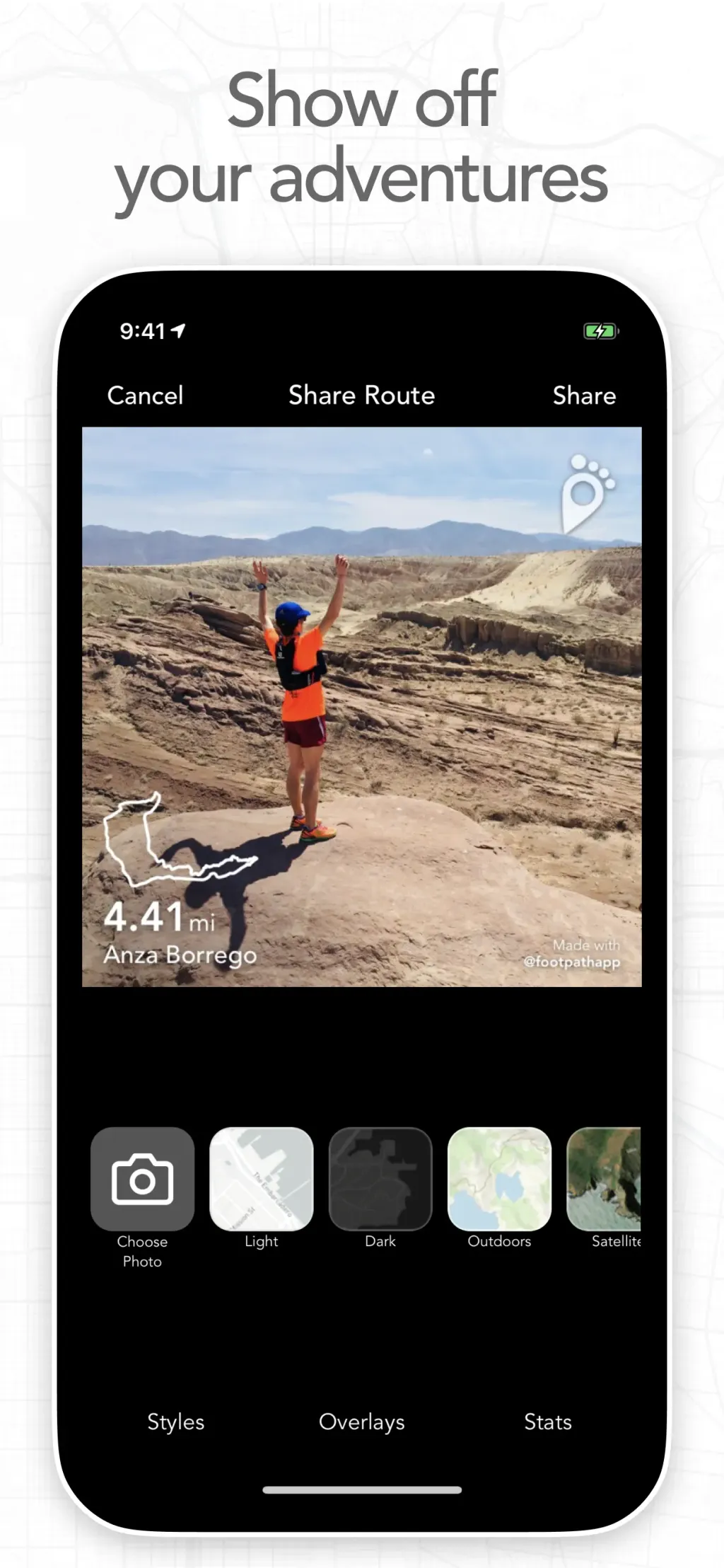 Footpath Route Planner App Store screenshot 8