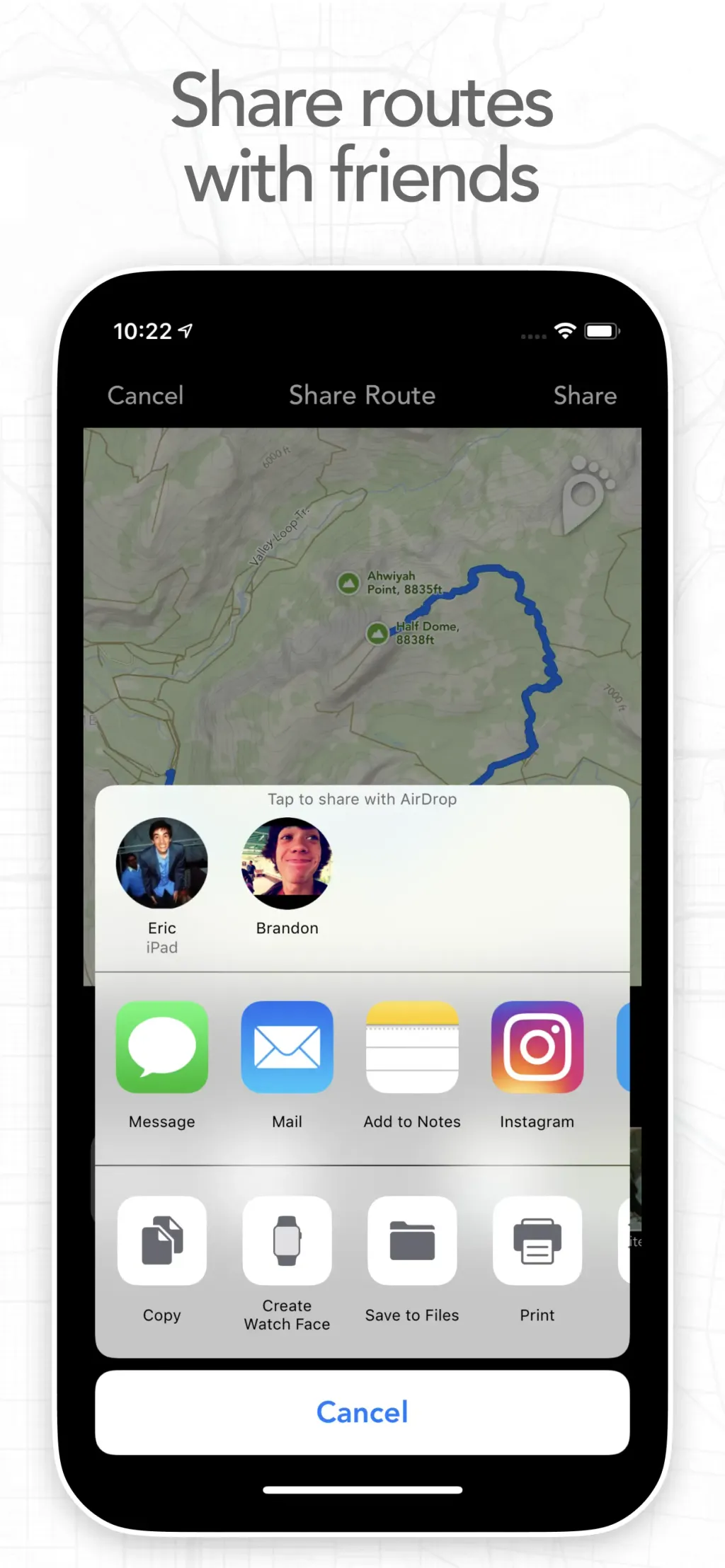 Footpath Route Planner App Store screenshot 9