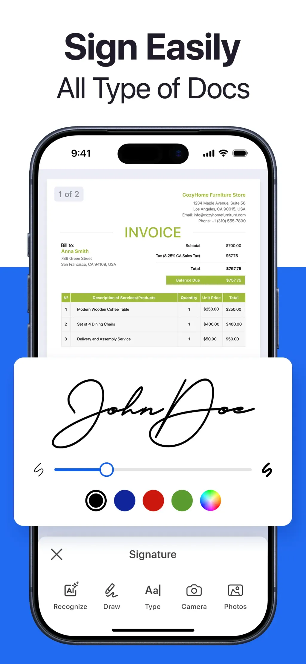 Forma: PDF Document Editor App Store screenshot 5