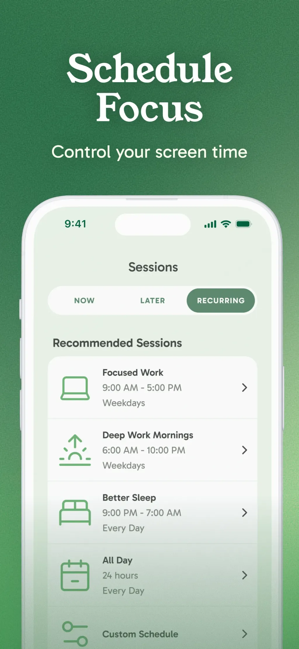 Freedom: Screen Time Control App Store screenshot 4