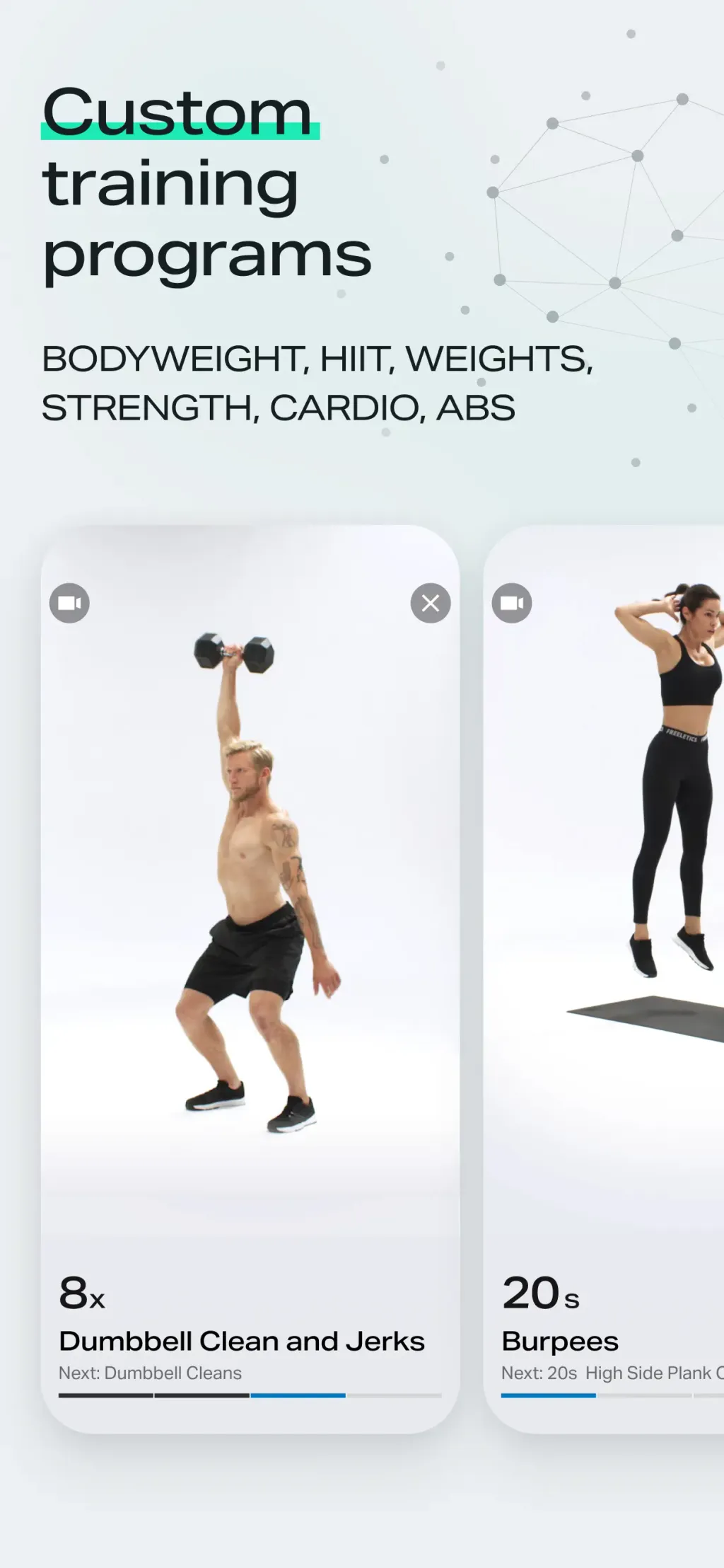 Freeletics: Workouts & Fitness screenshot 1