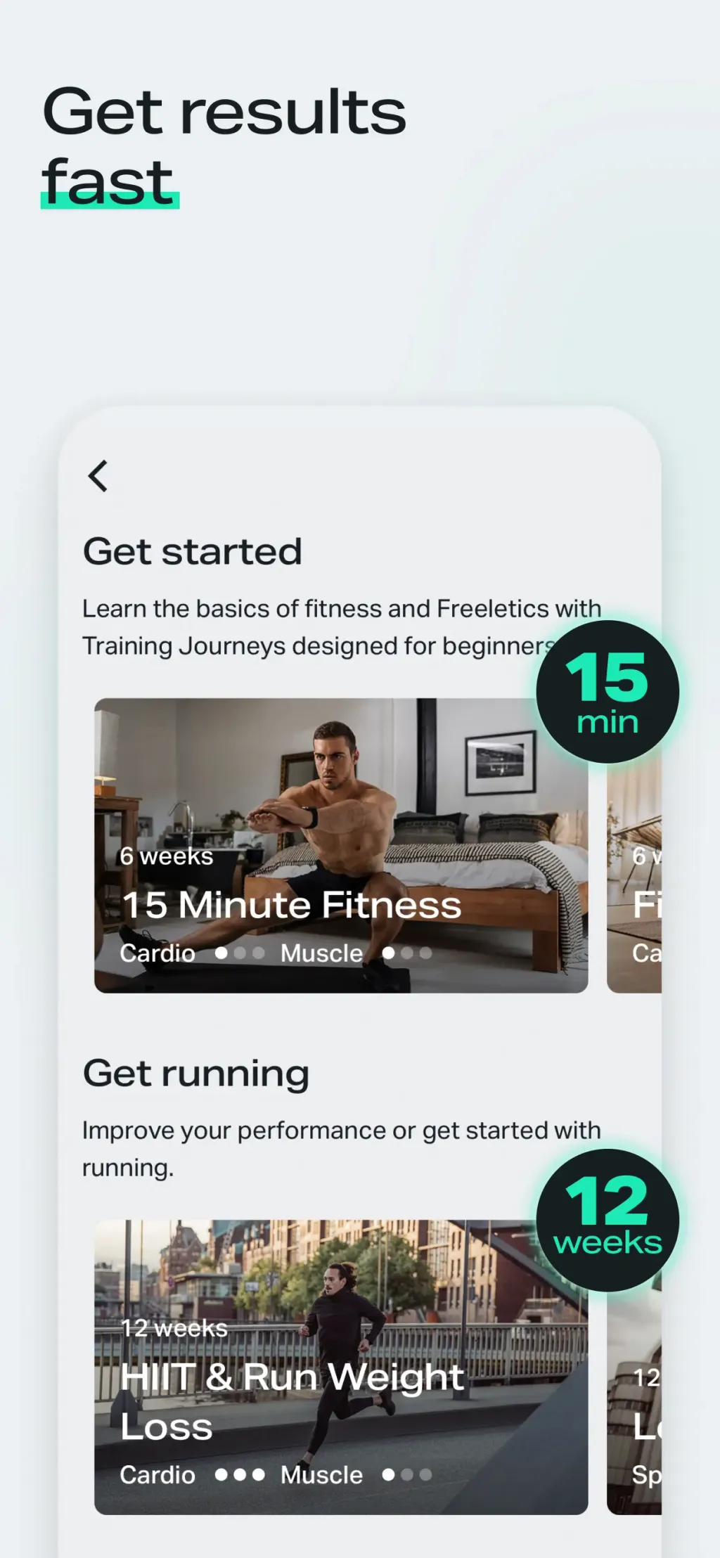 Freeletics: Workouts & Fitness App Store screenshot 8