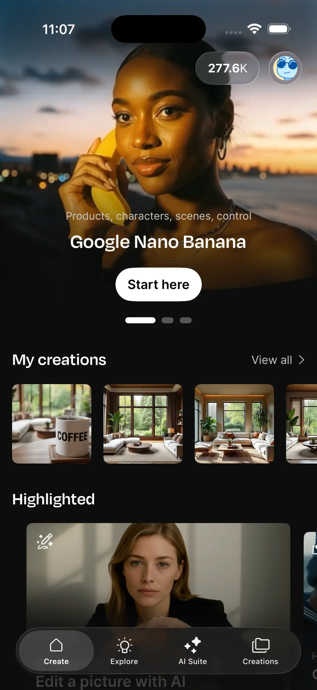 Freepik - AI Video & Image App Store screenshot 1