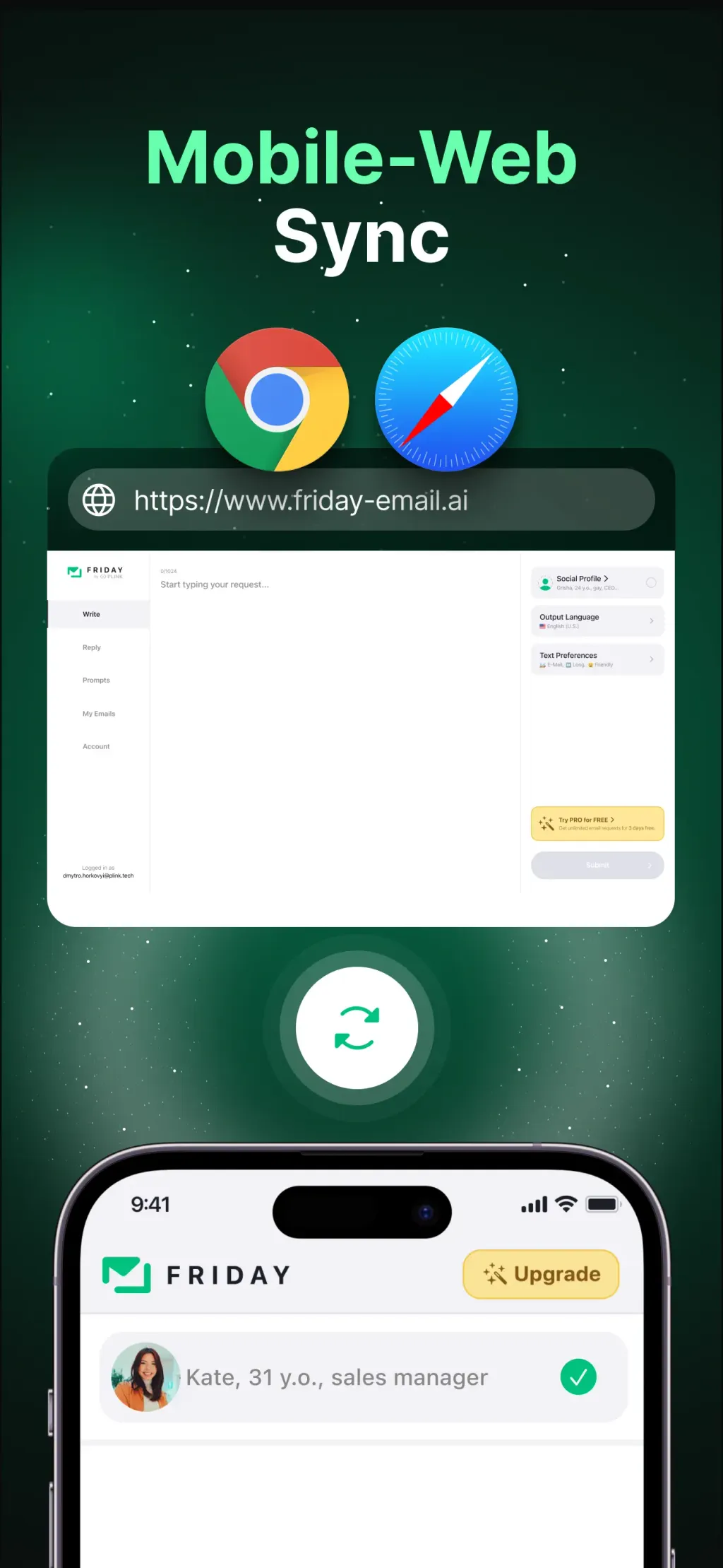Friday AI Email Writer App Store screenshot 7