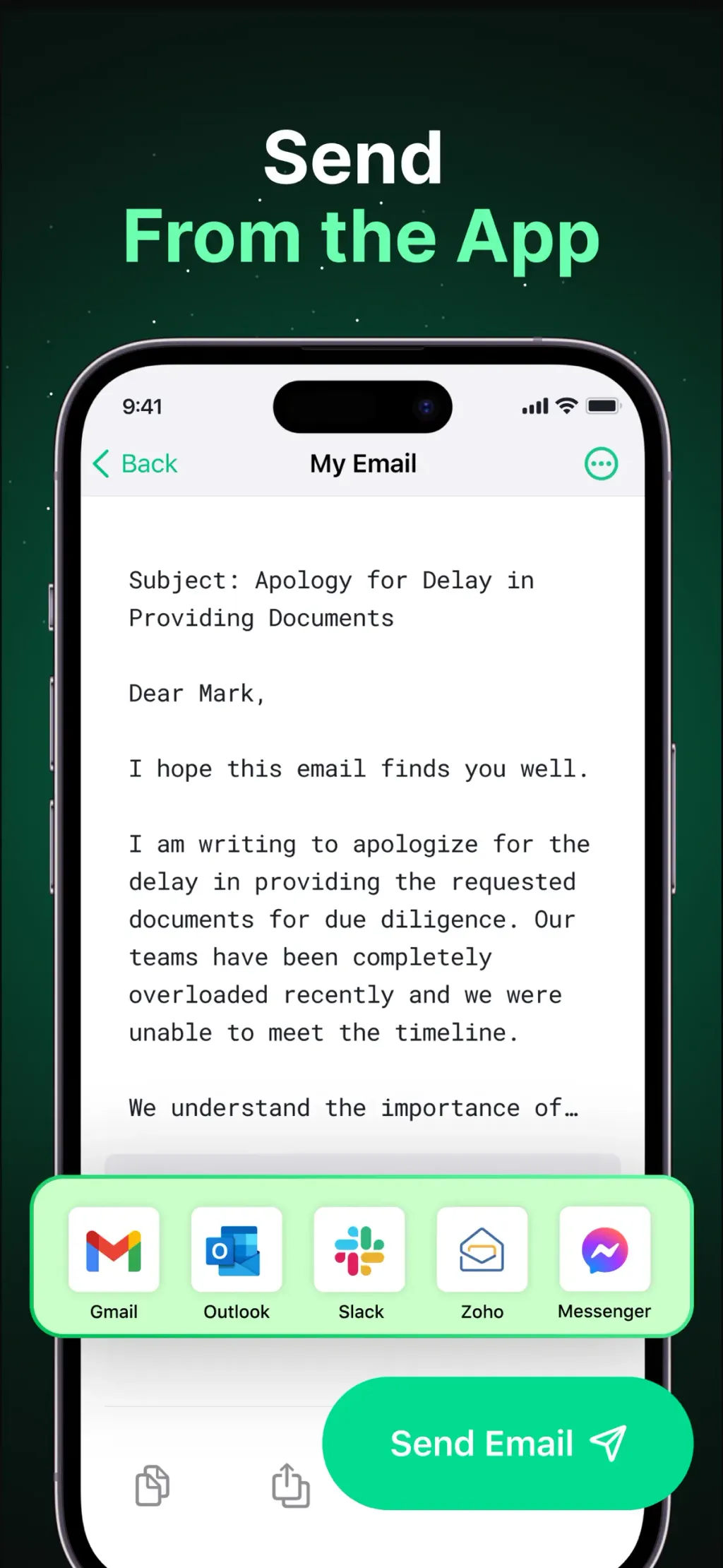 Friday AI Email Writer App Store screenshot 9