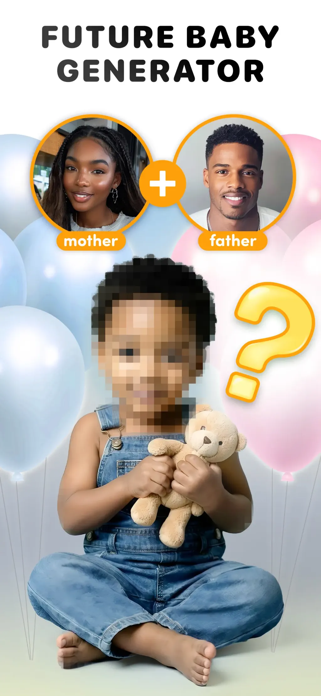 Cosplay: Future Baby Generator App Store screenshot 1