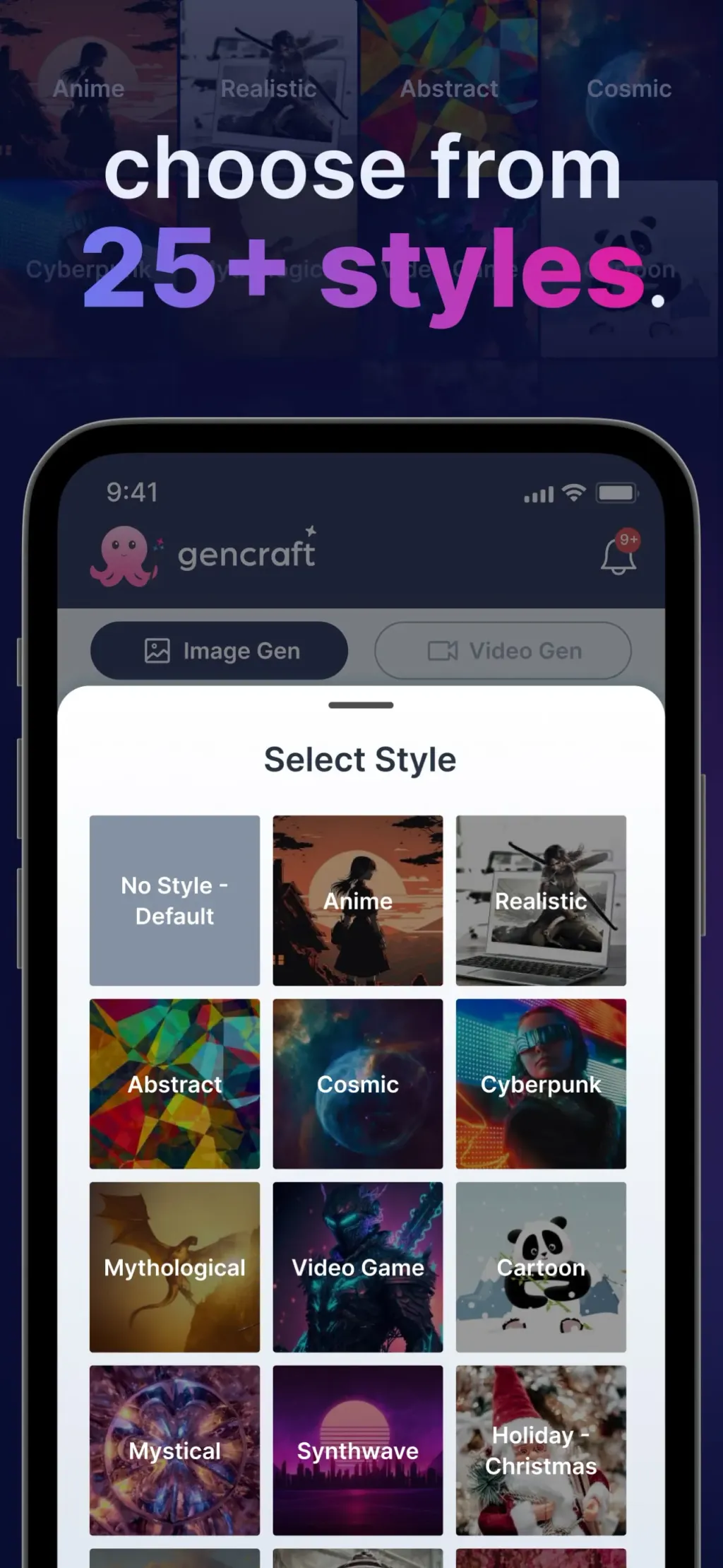 Gencraft AI Image Generator App Store screenshot 5
