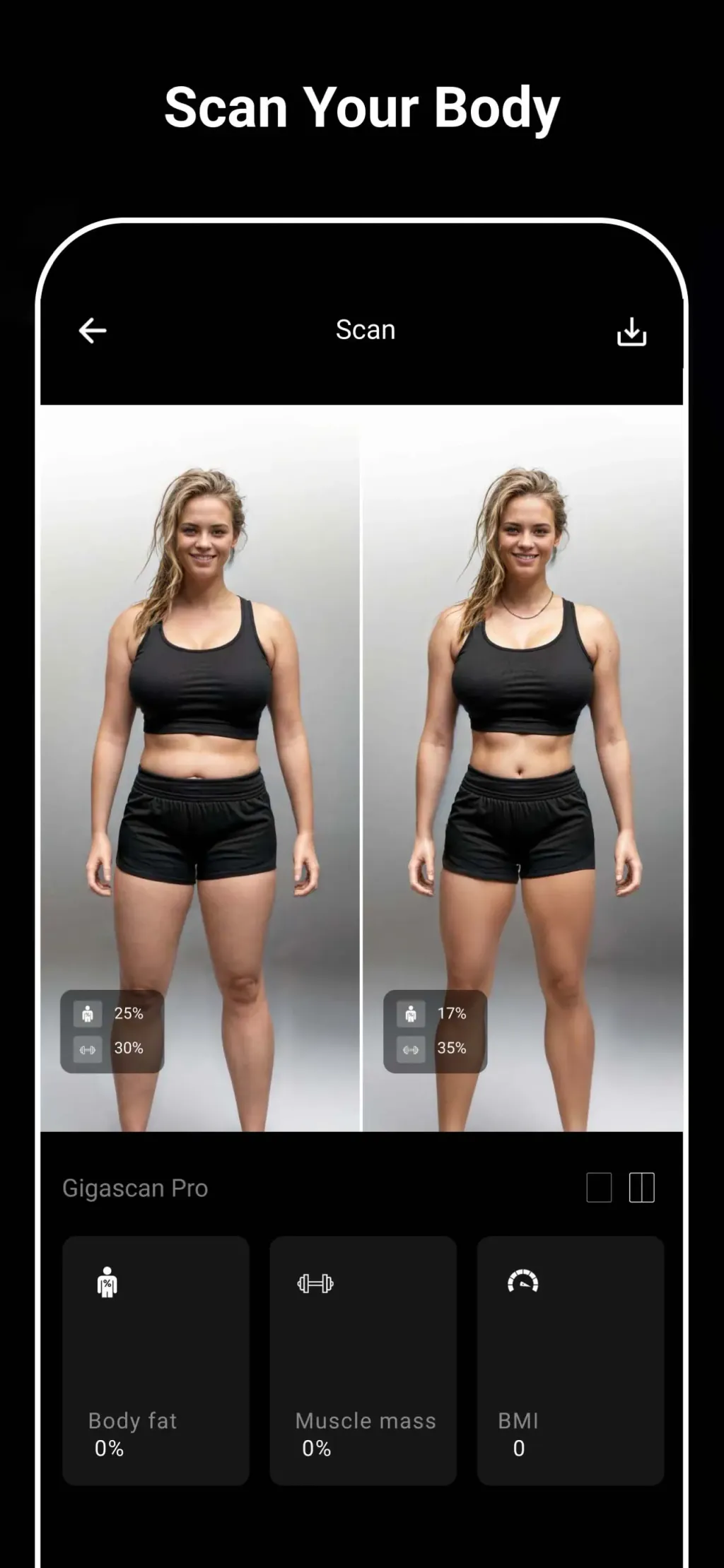 GigaBody: AI Muscle filter App Store screenshot 2