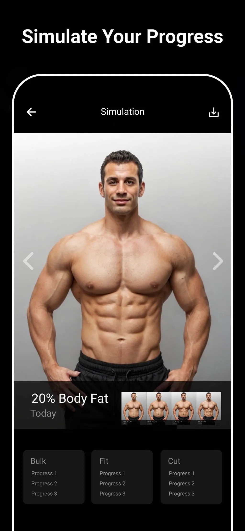 GigaBody: AI Muscle filter App Store screenshot 4
