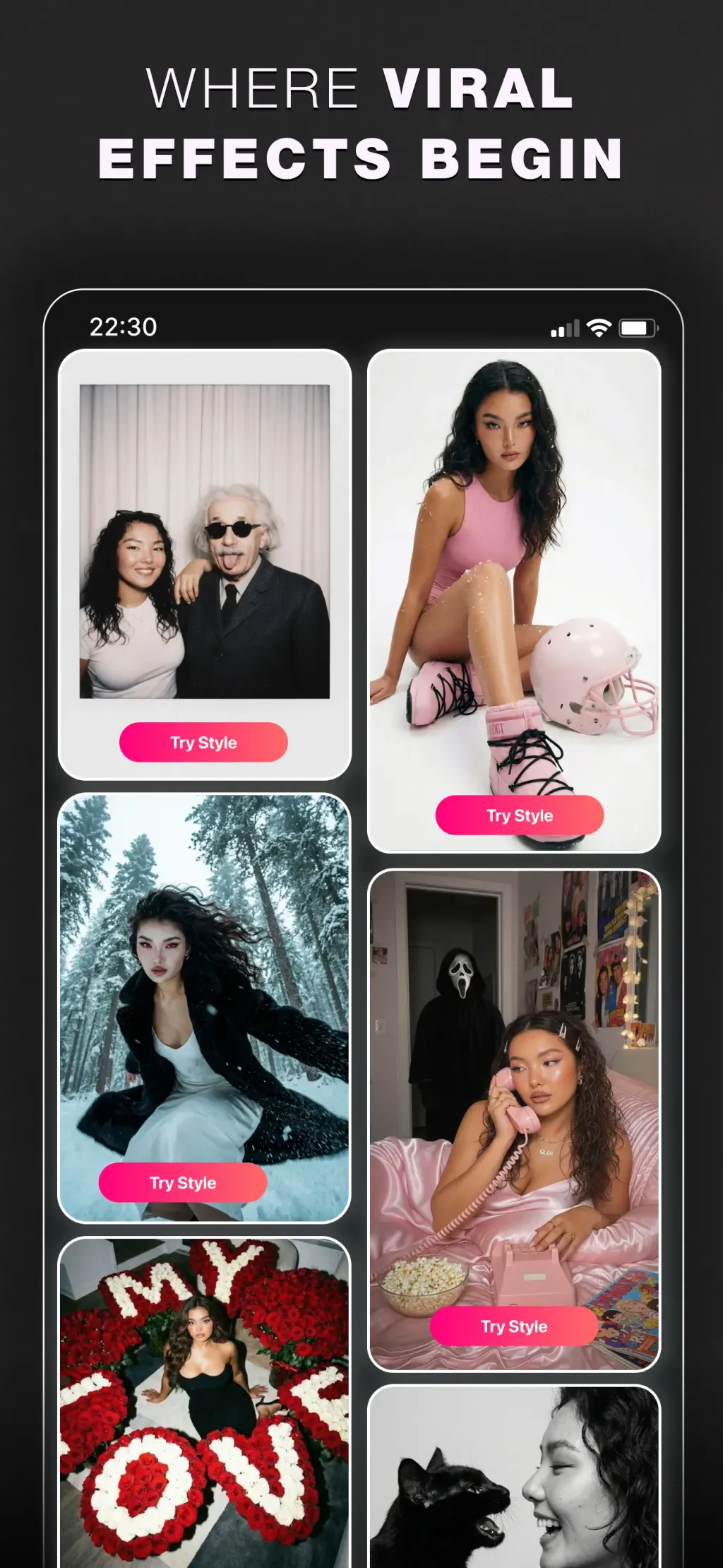 Glam AI: Video & Photo Editor App Store screenshot 1
