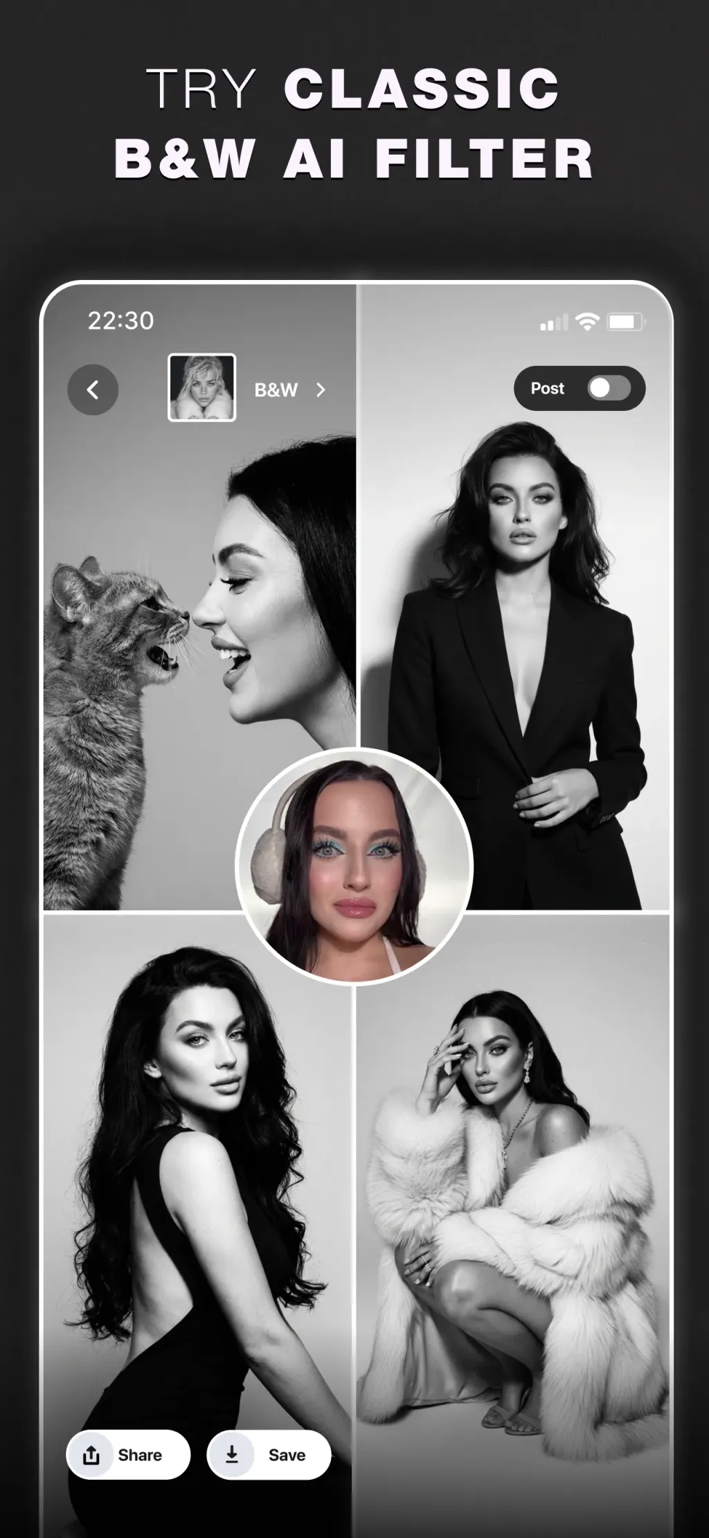 Glam AI: Video & Photo Editor App Store screenshot 3