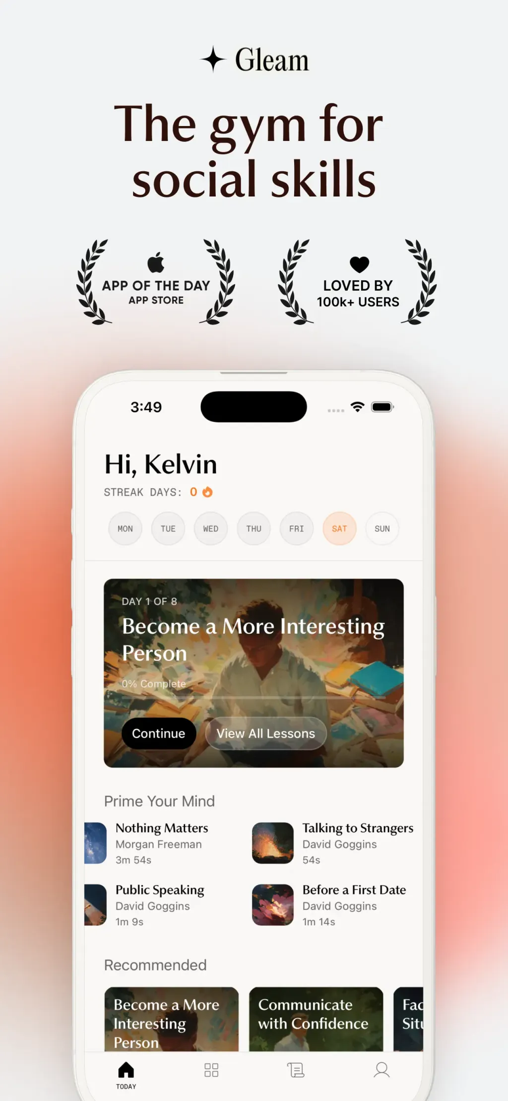 Gleam: Social Intelligence App Store screenshot 1