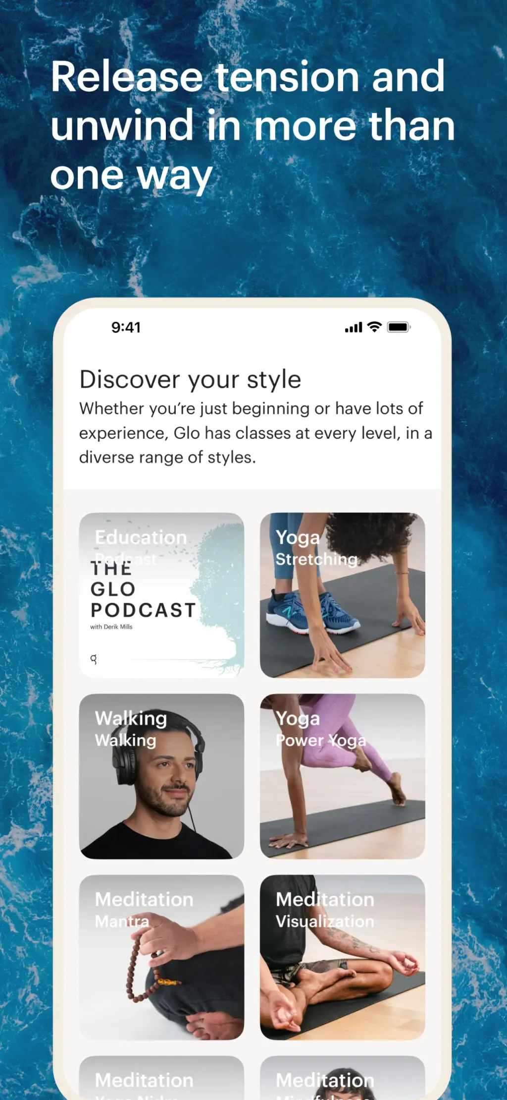 Glo | Yoga and Meditation App App Store screenshot 4