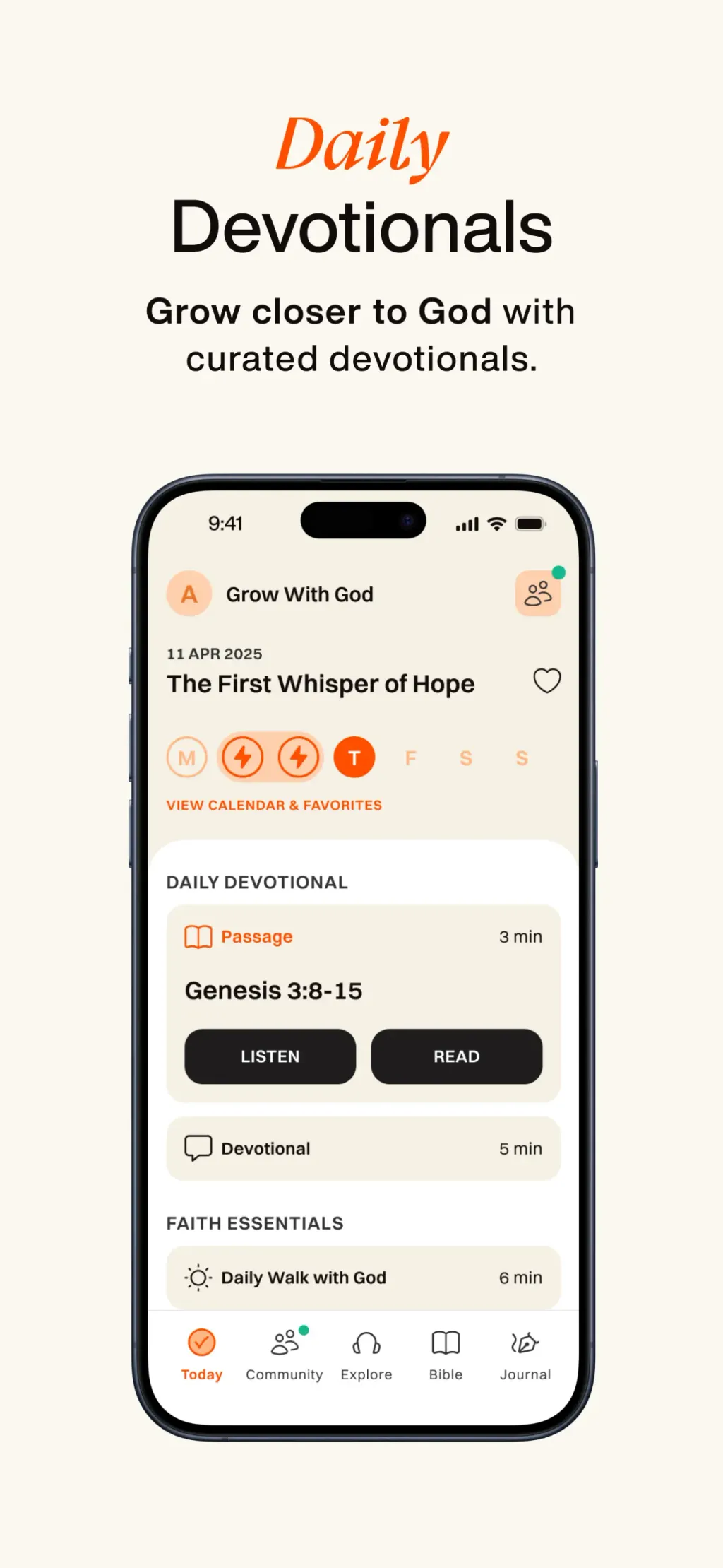 Glorify: Devotional & Prayer App Store screenshot 3