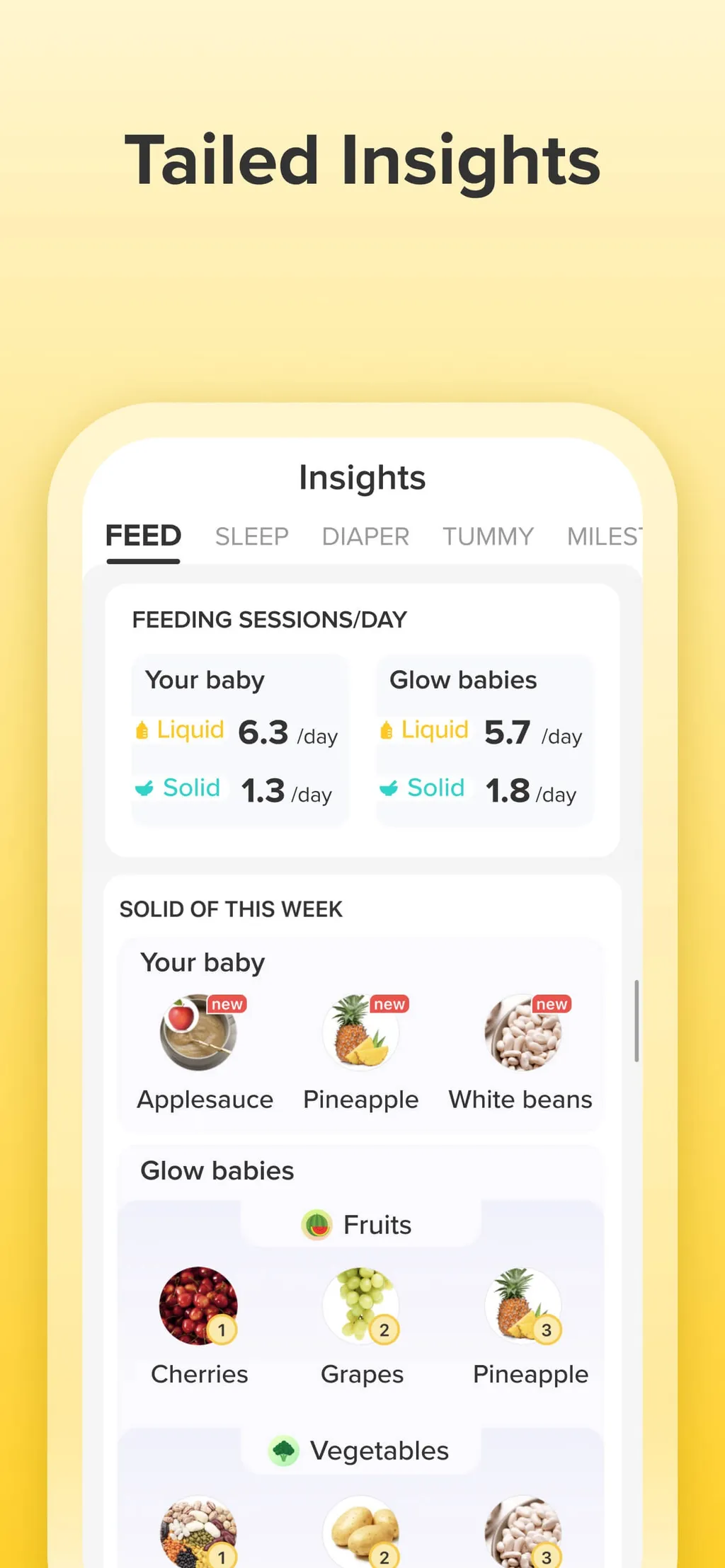 Glow Baby Tracker & Growth App App Store screenshot 3