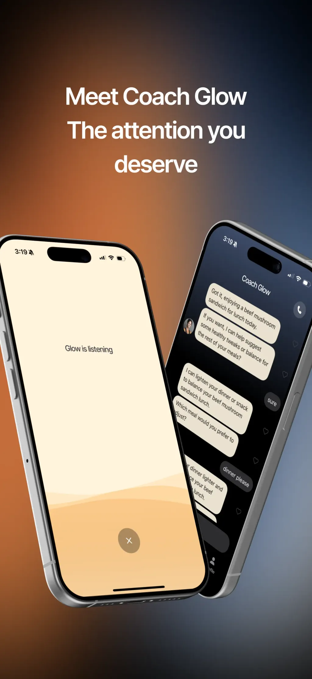 Glow Diet - Weight Loss AI screenshot 1
