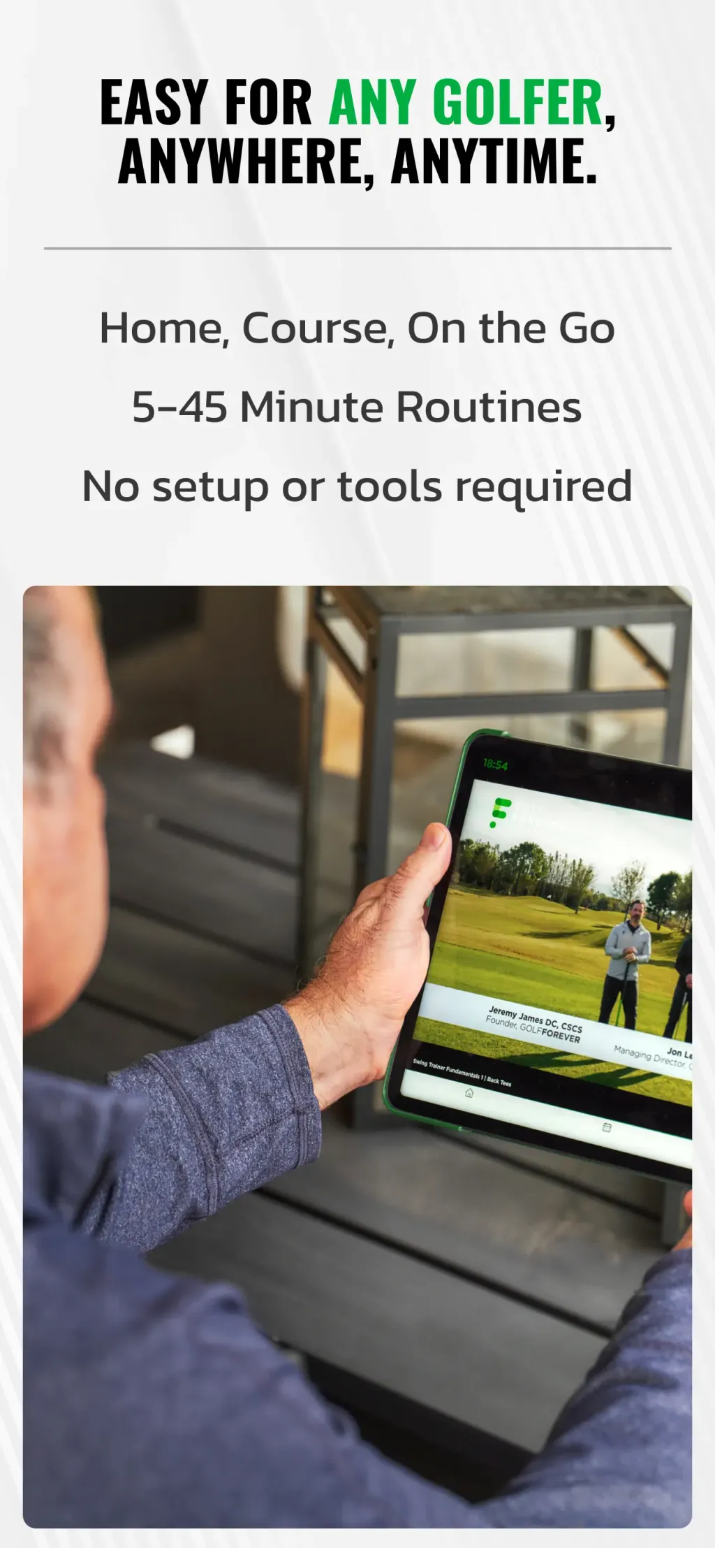 GOLFFOREVER App Store screenshot 3