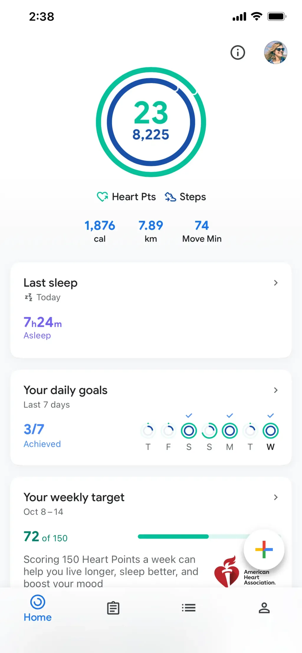 Google Fit: Activity Tracker App Store screenshot 1
