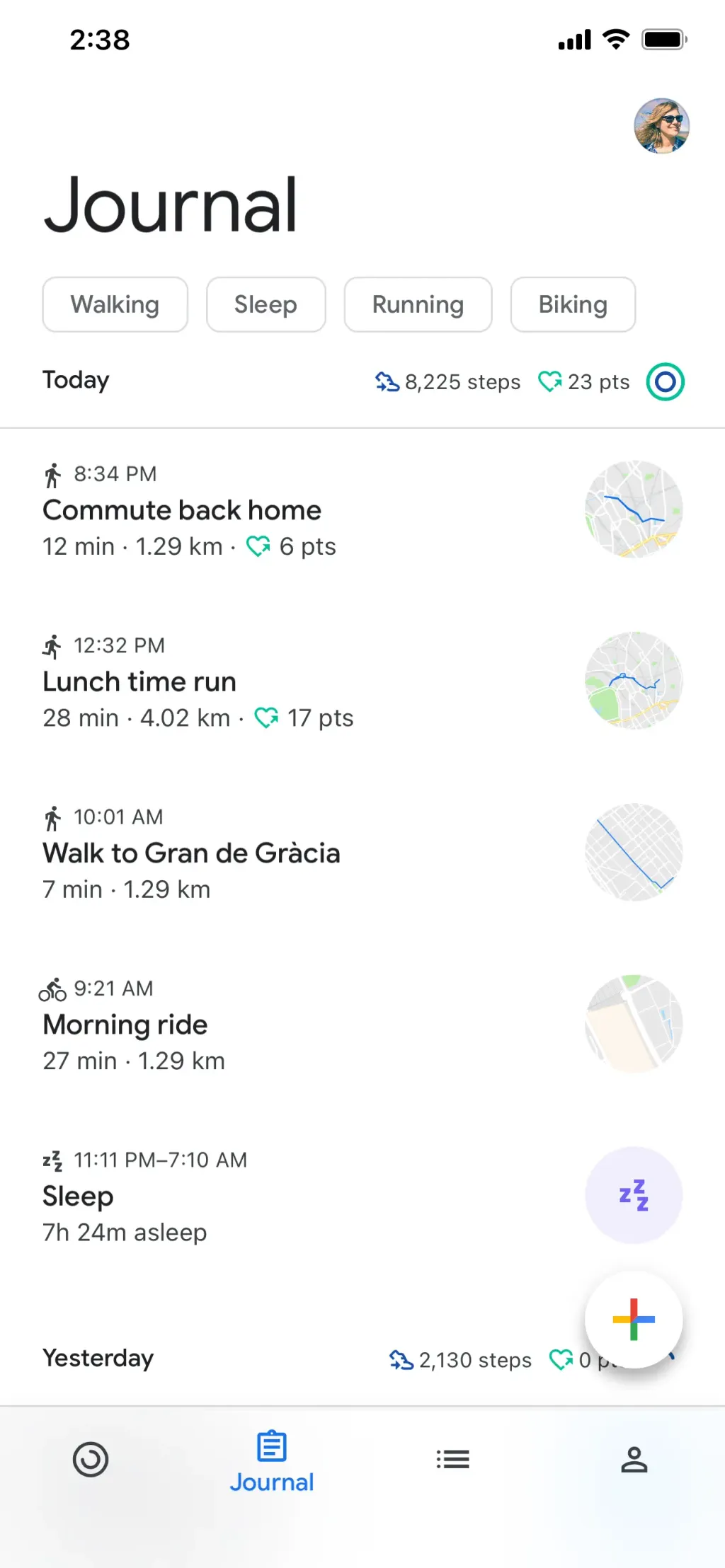 Google Fit: Activity Tracker App Store screenshot 3